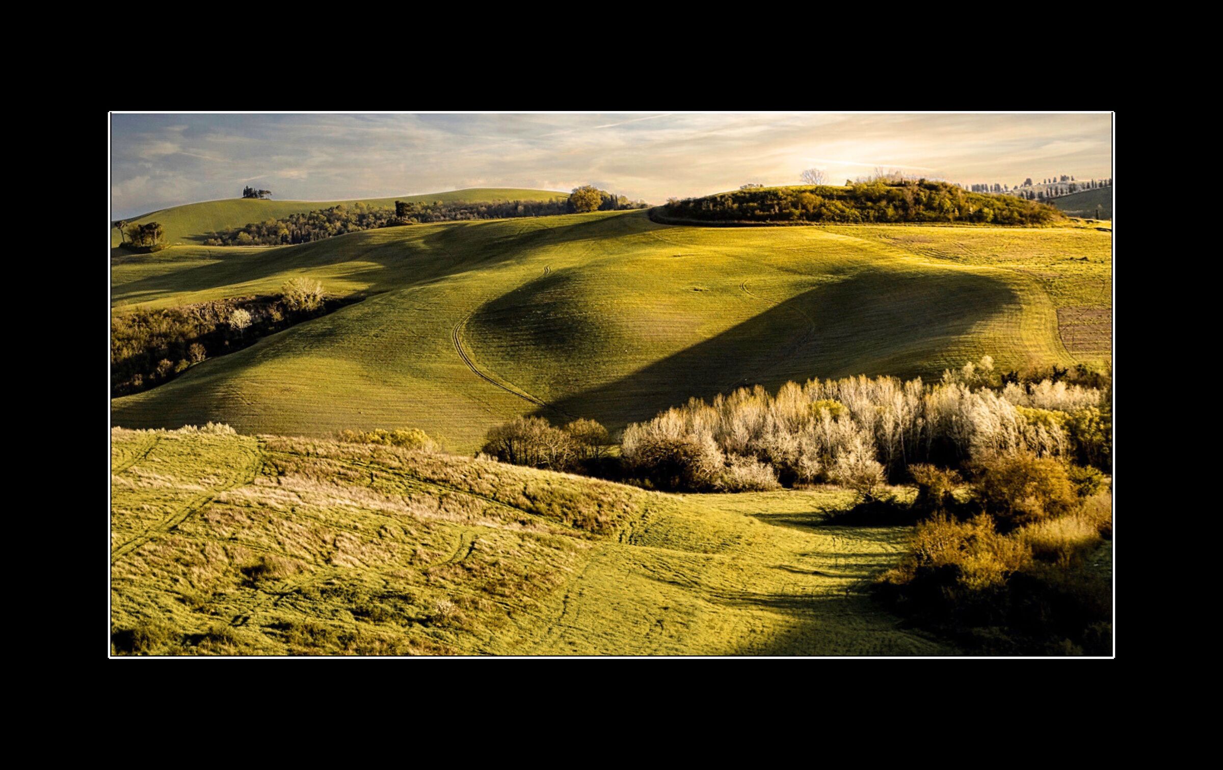 Tuscany Hills at sunset II