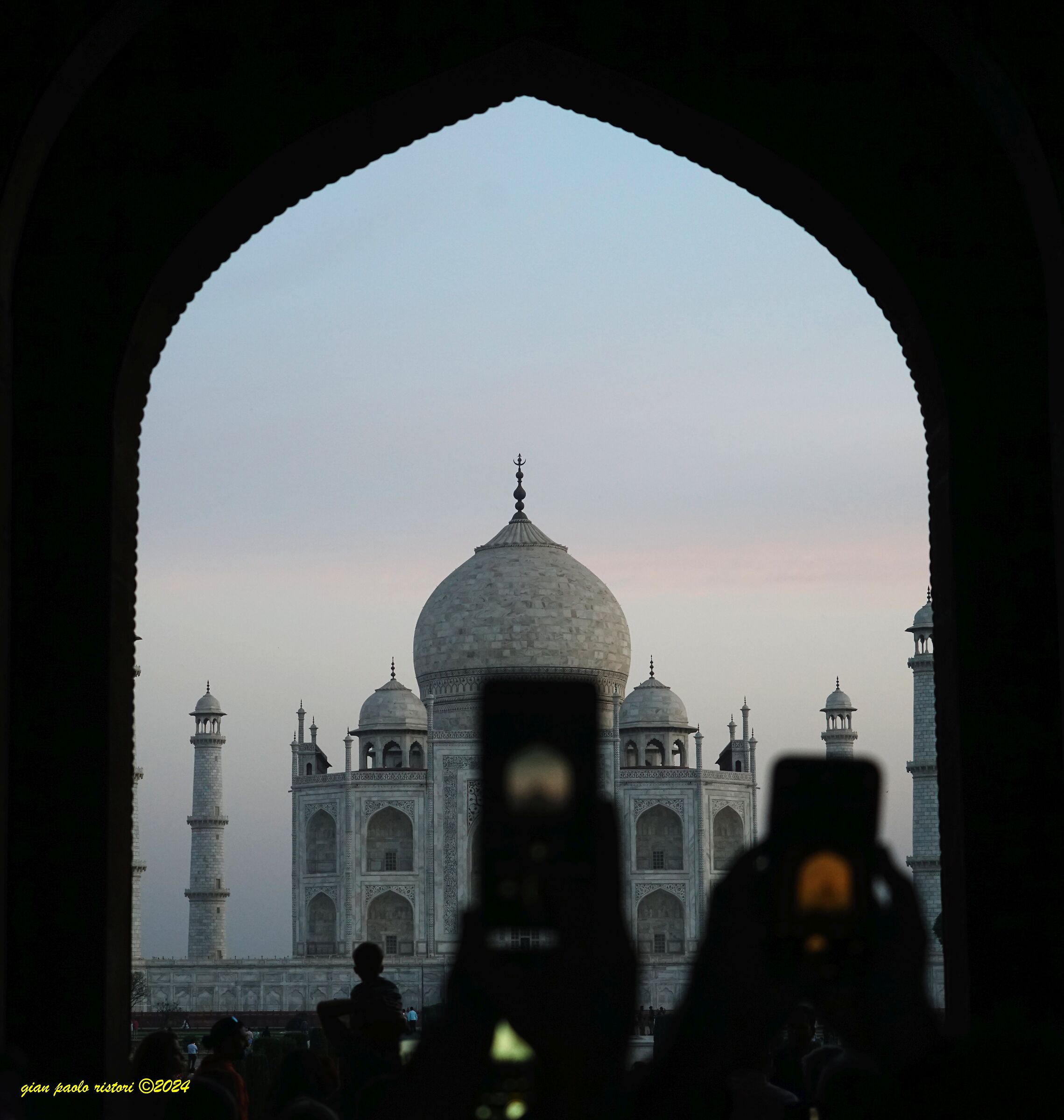 Arrivo al Taj Mahal