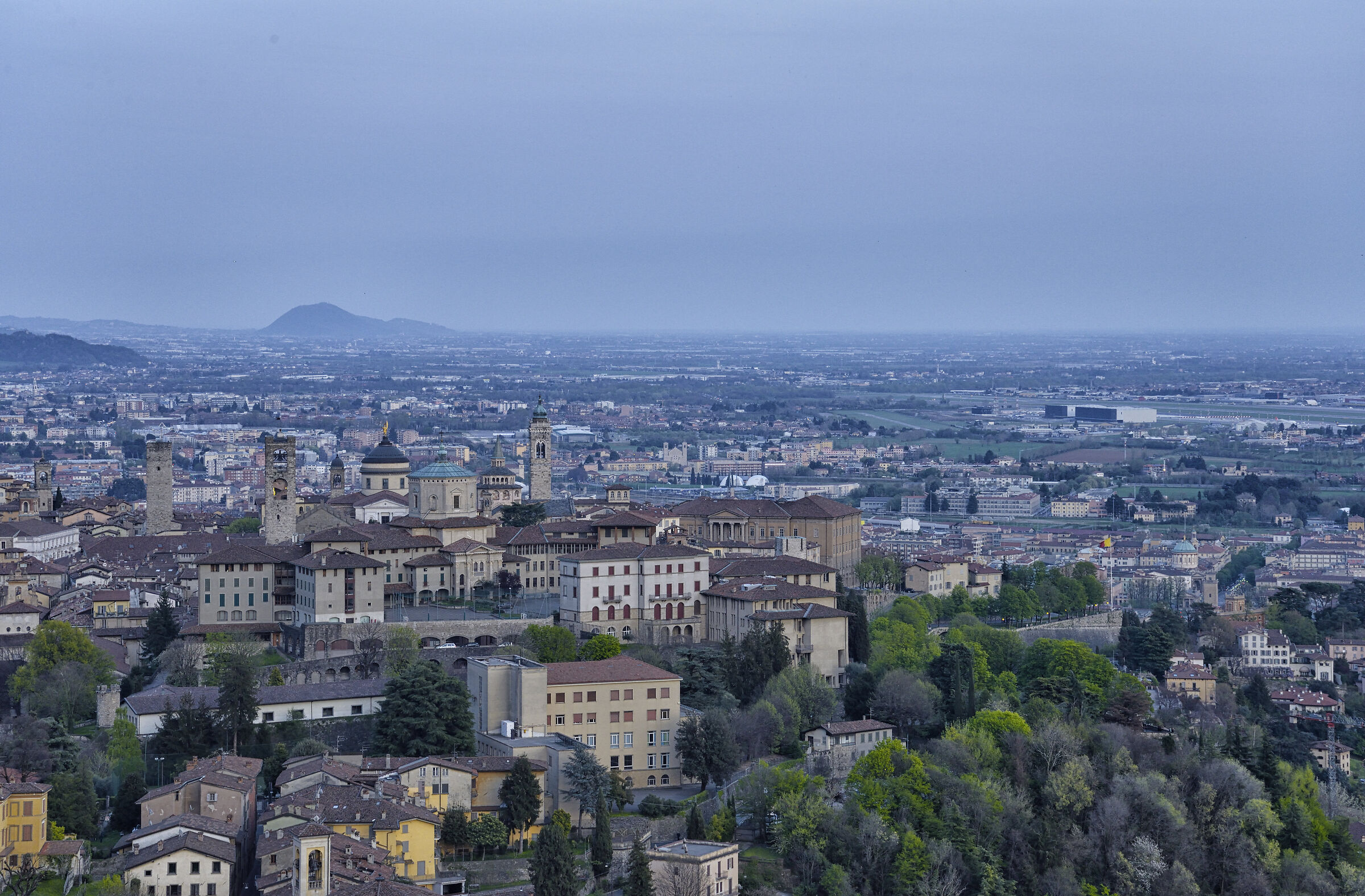 Città alta da San Vigilio