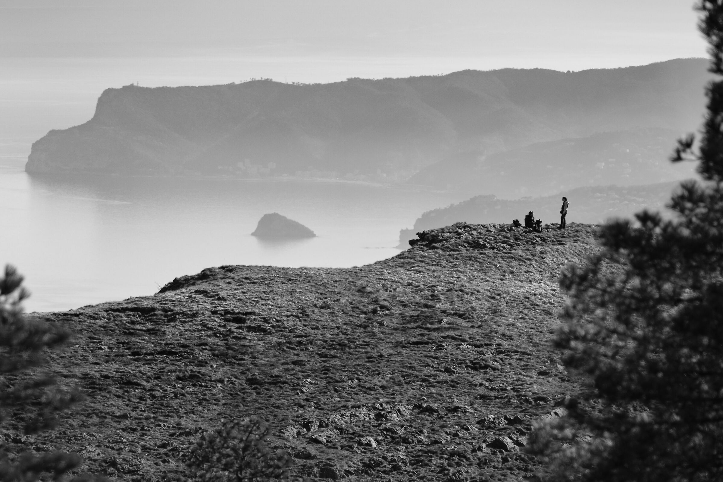 Ammirando il paesaggio