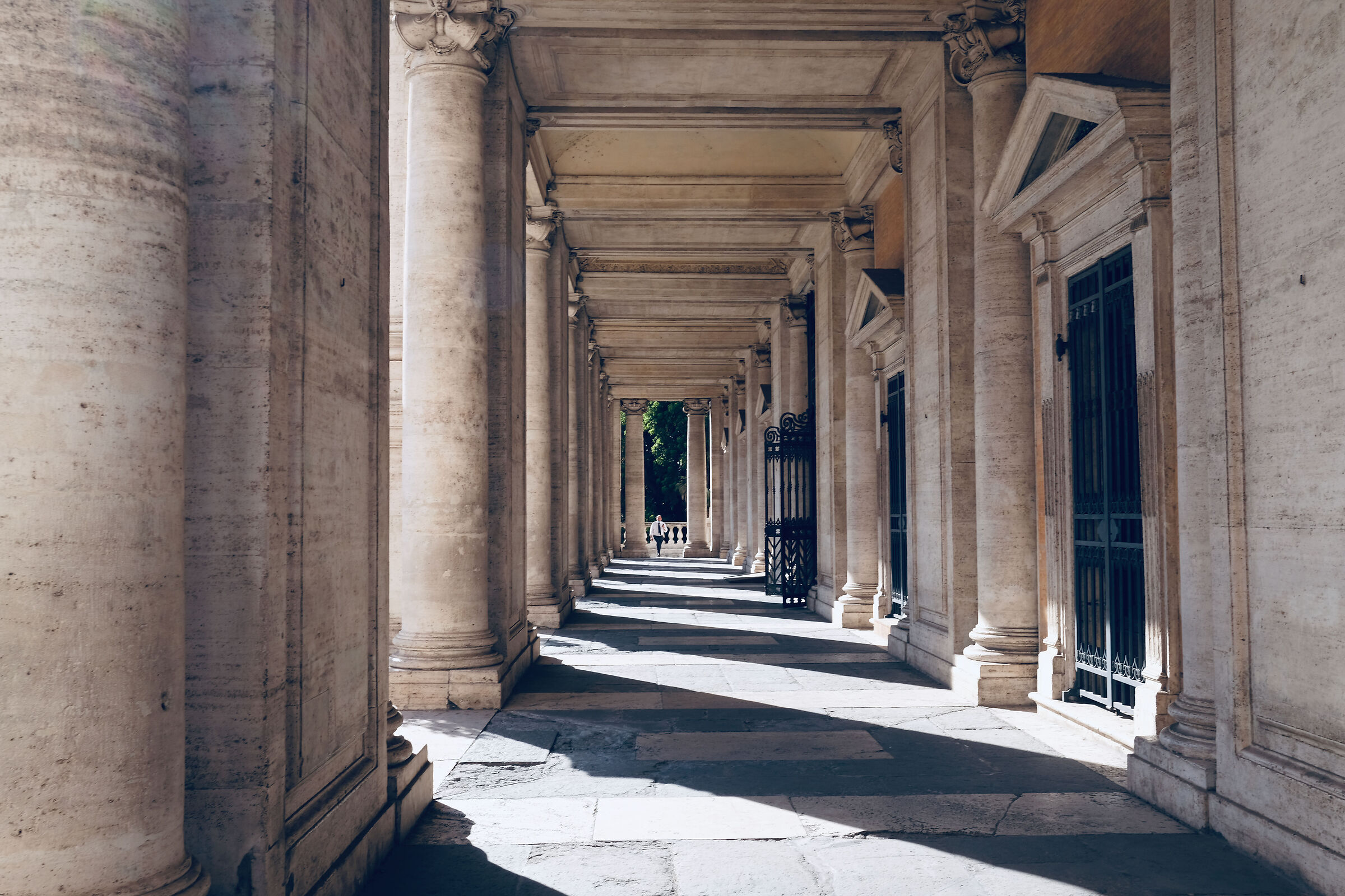 Elegant and colonnaded