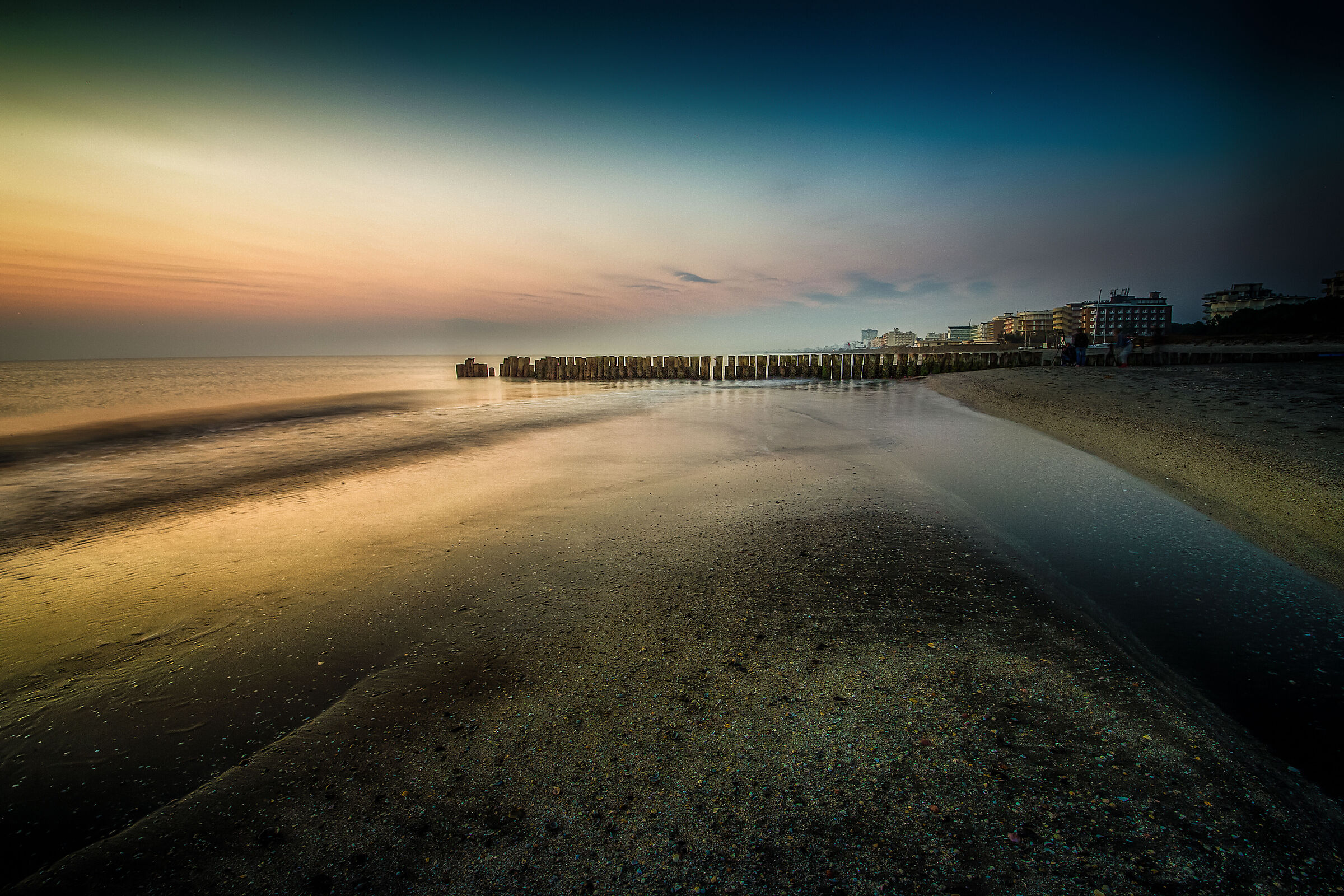 Milano Marittima, the dawn