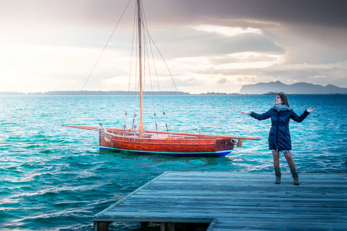 On the way to the Stagnone