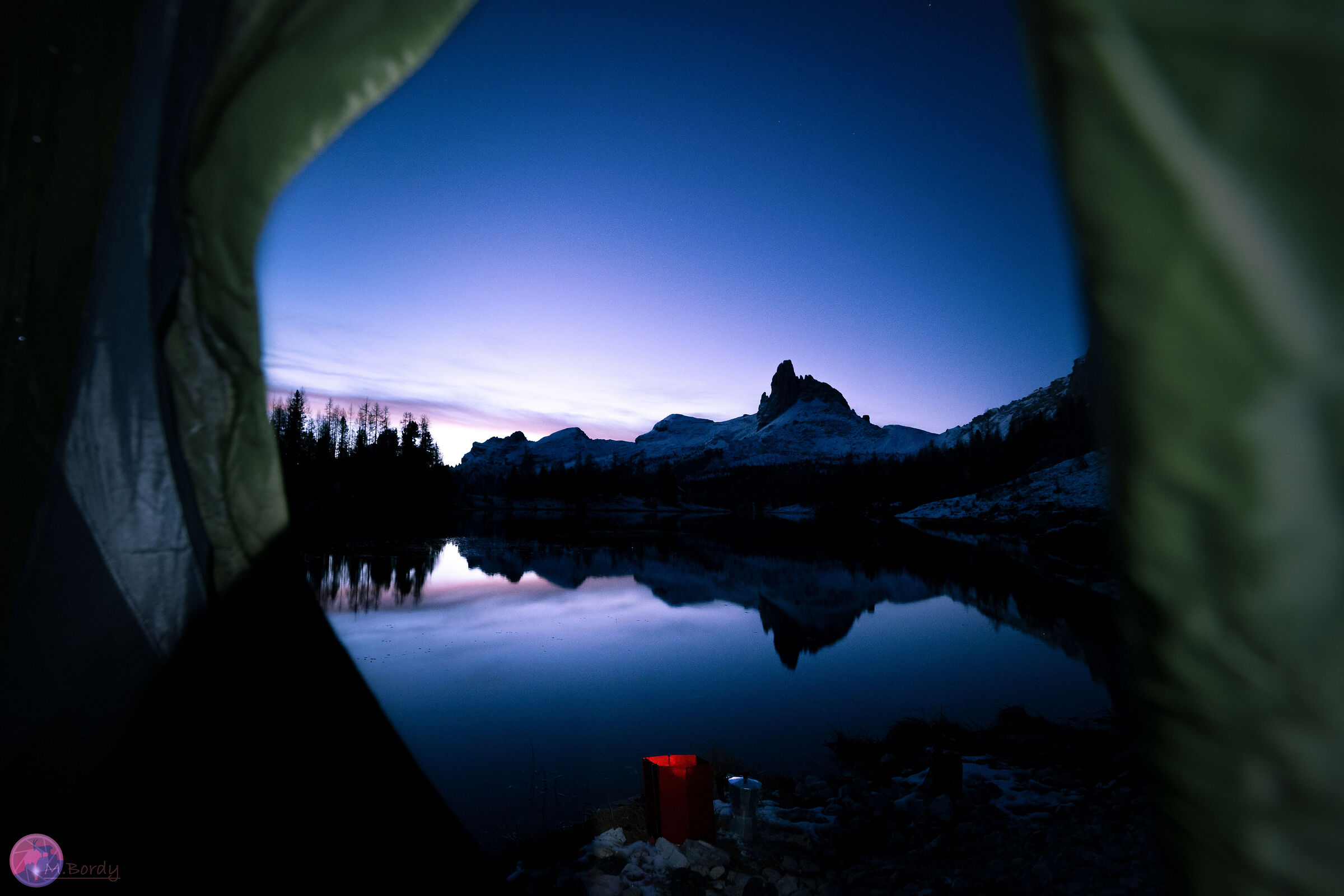 Prime luci dalla mia tenda