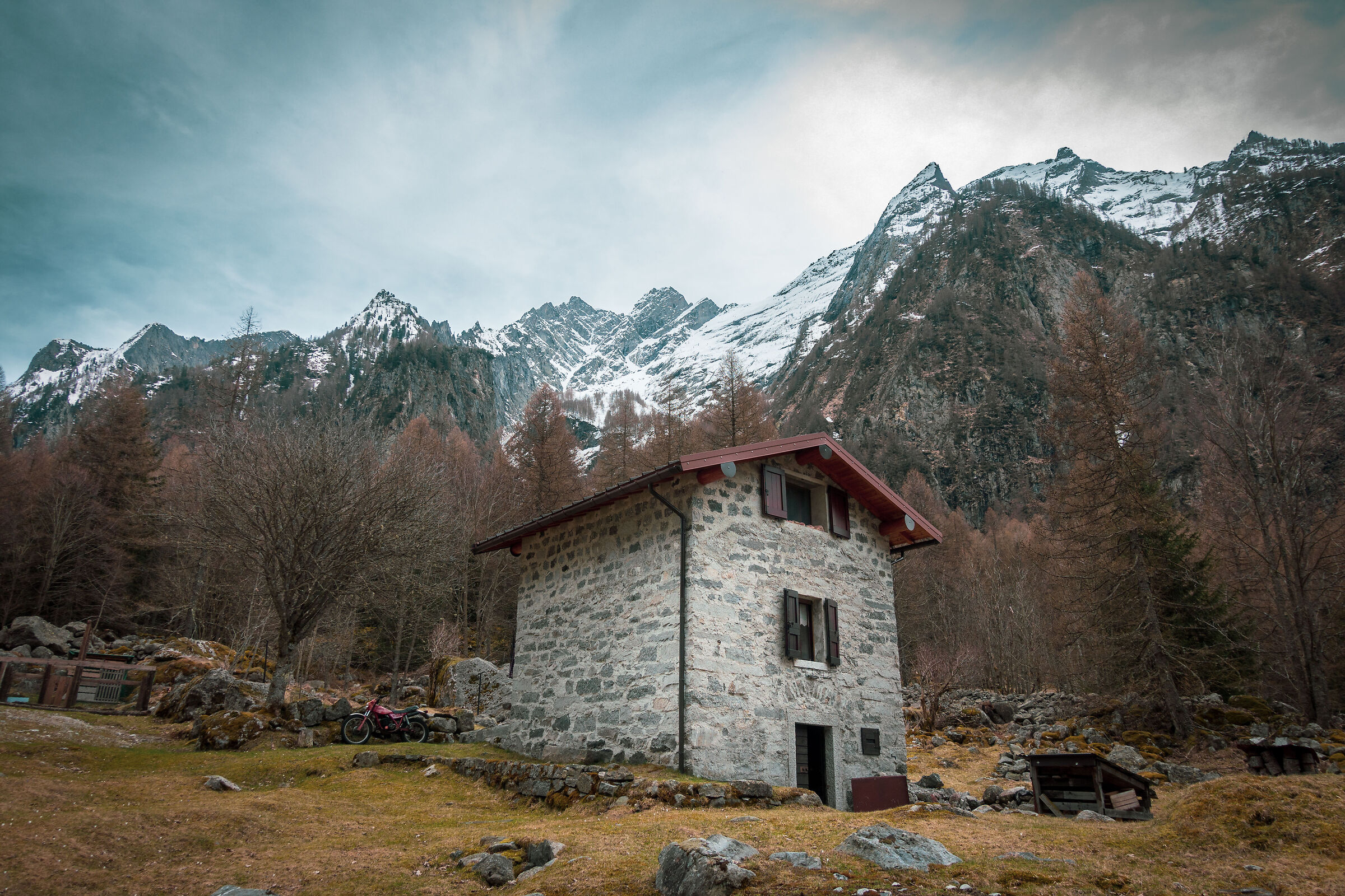 High-altitude village