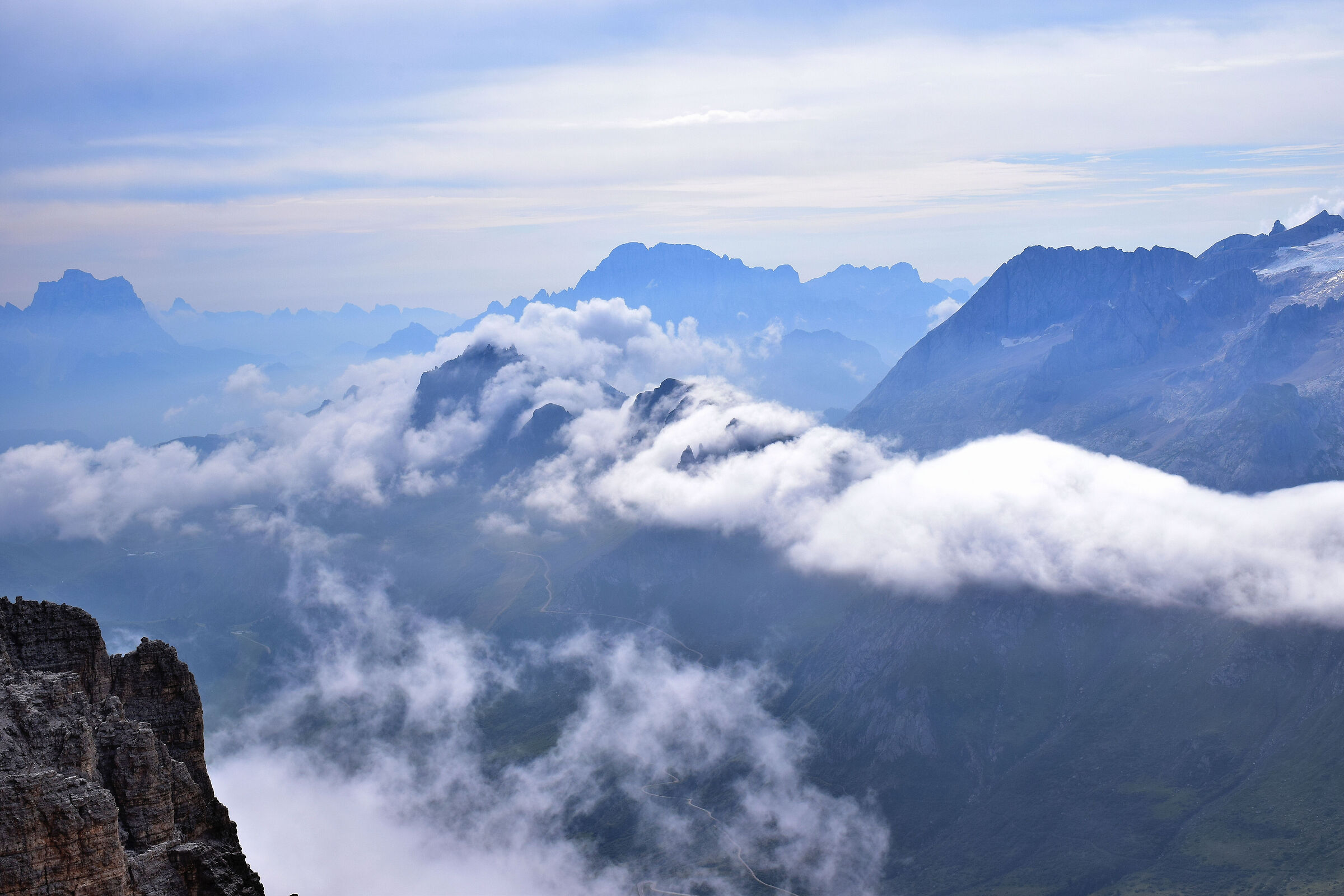 Copertura delicata di nuvole