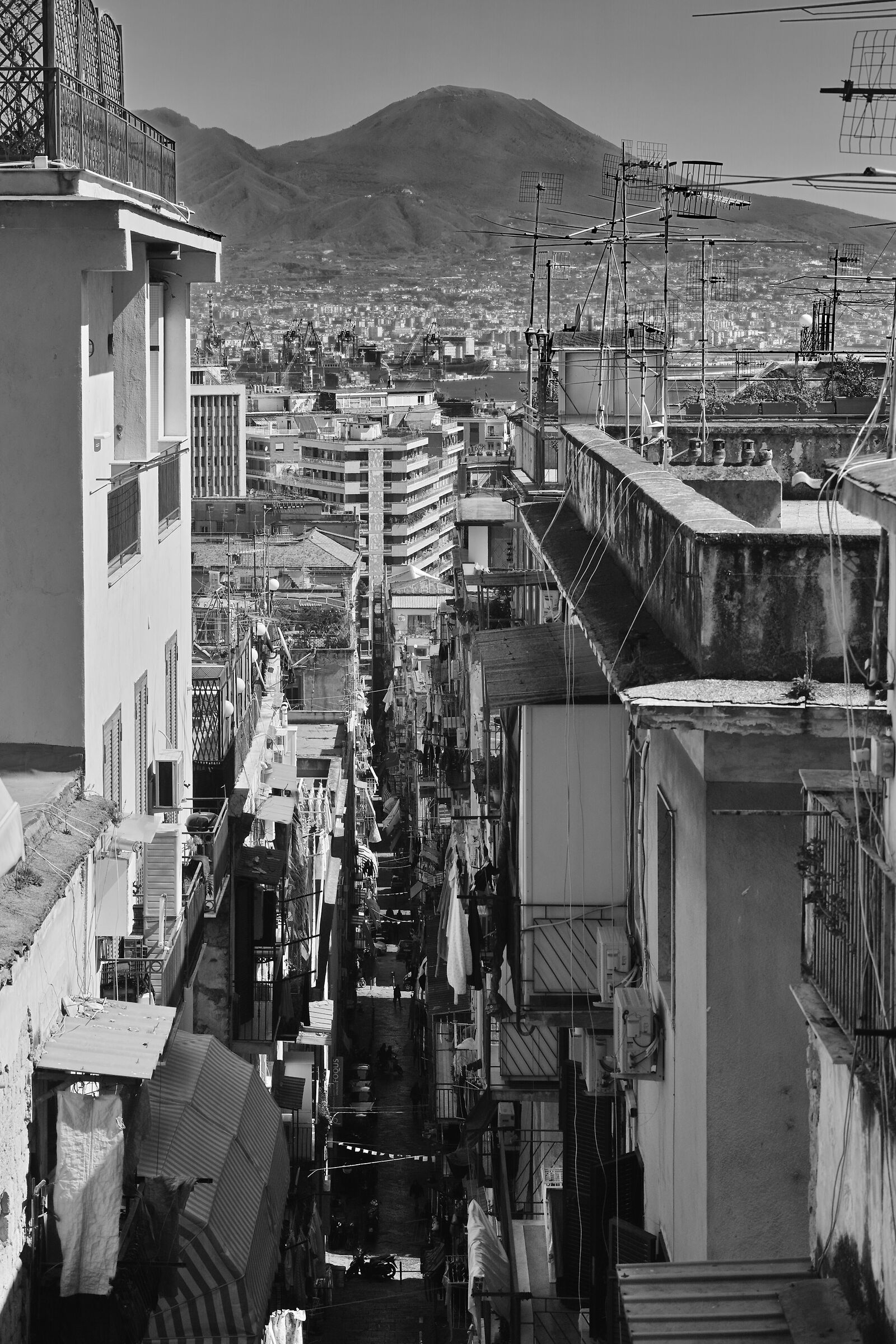 Scorcio Napoli da corso Vittorio E