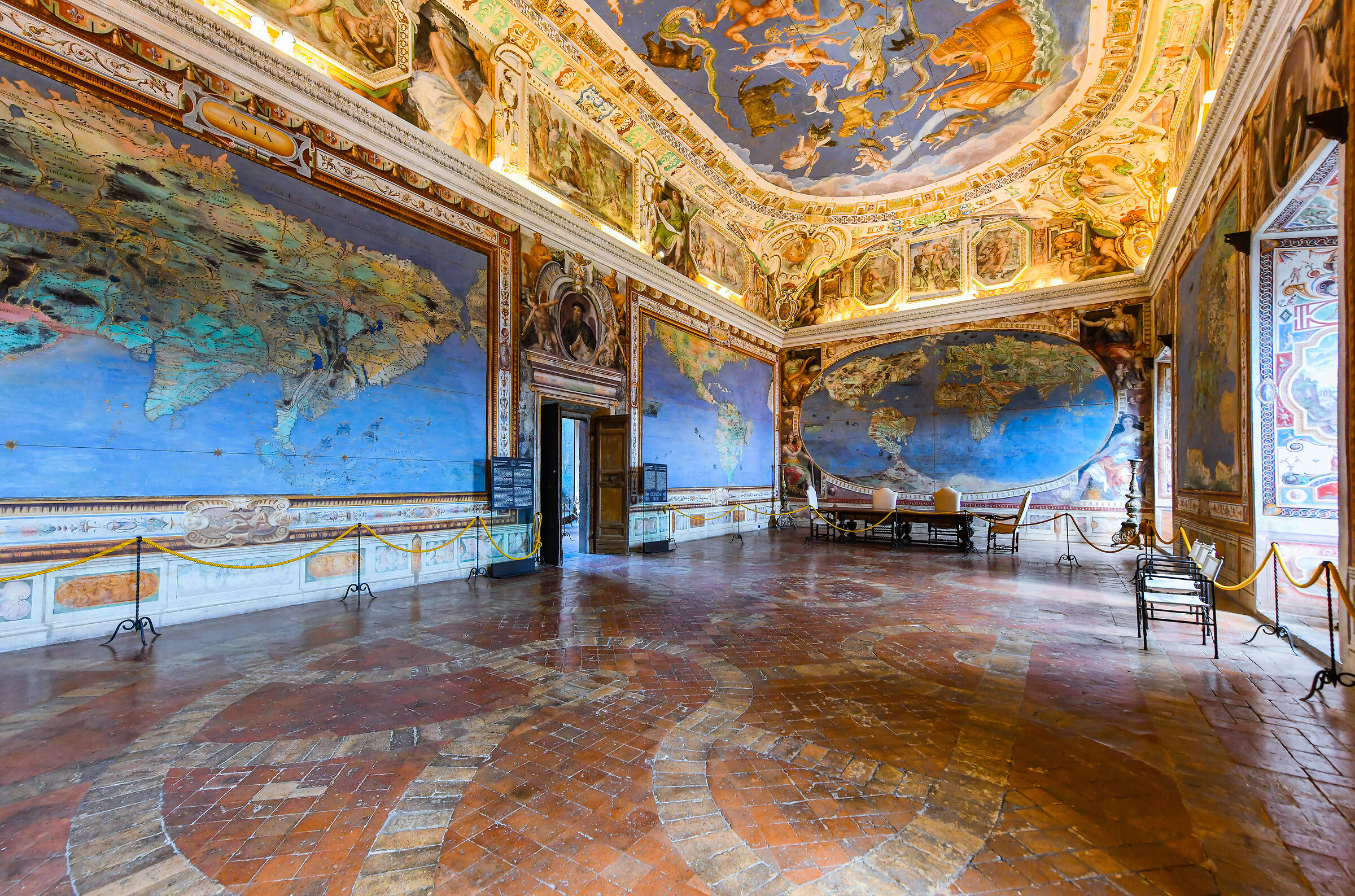 Salone Mappamondo-Palazzo Farnese, Caprarola (Vt)