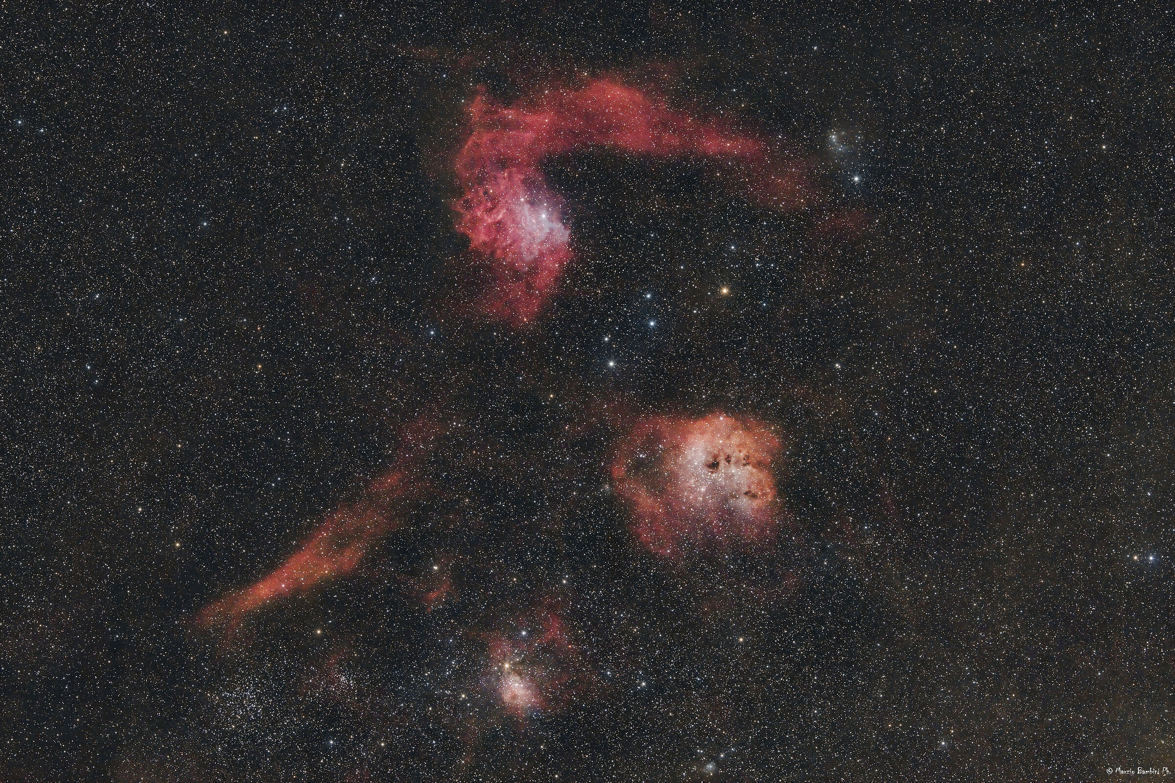 Largo campo in Auriga, ic405 ed M38