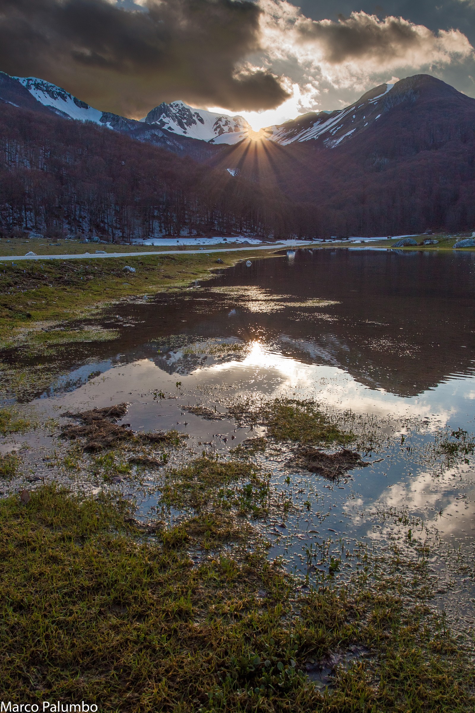 Sunset on Mount Meta