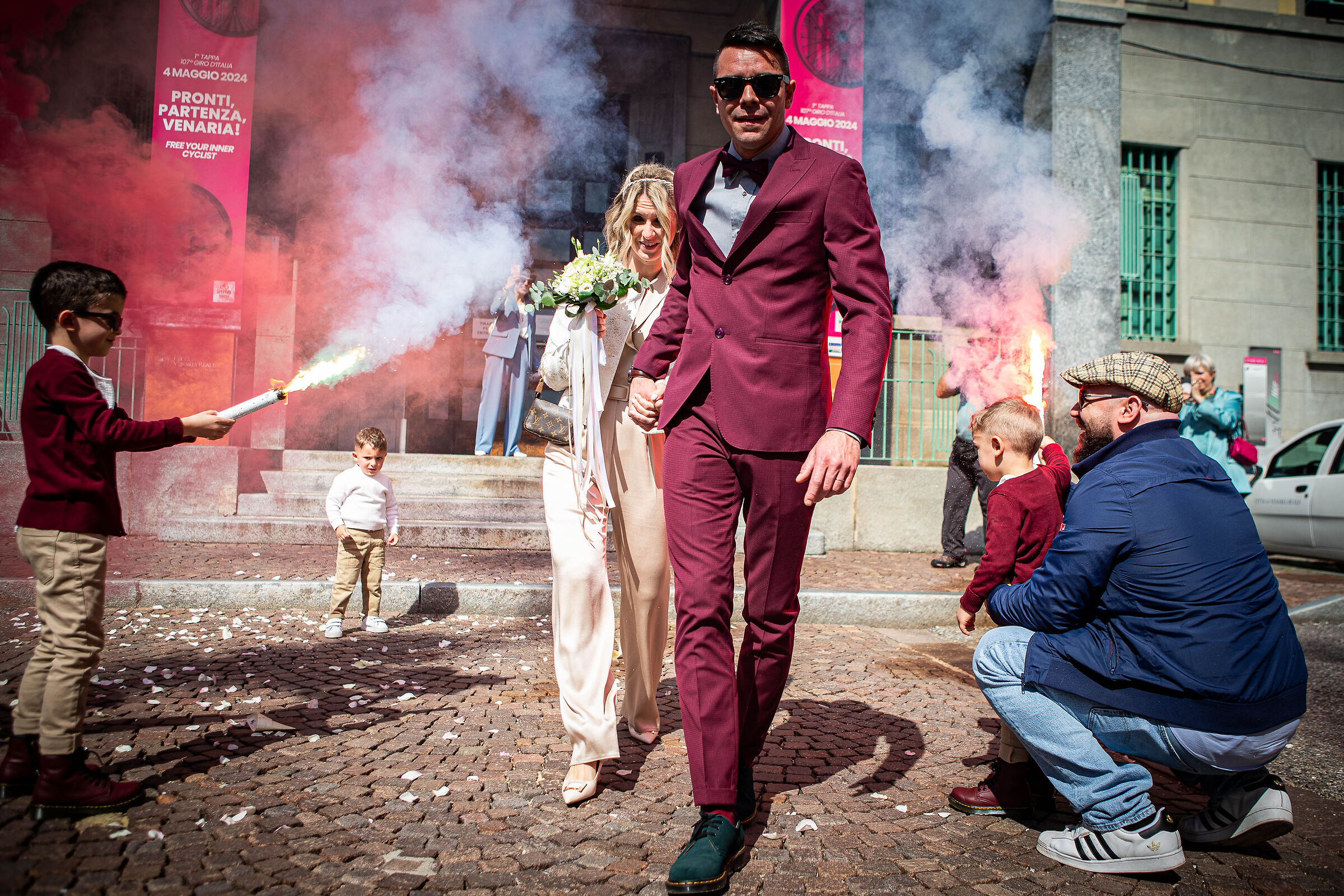 Unconventional wedding