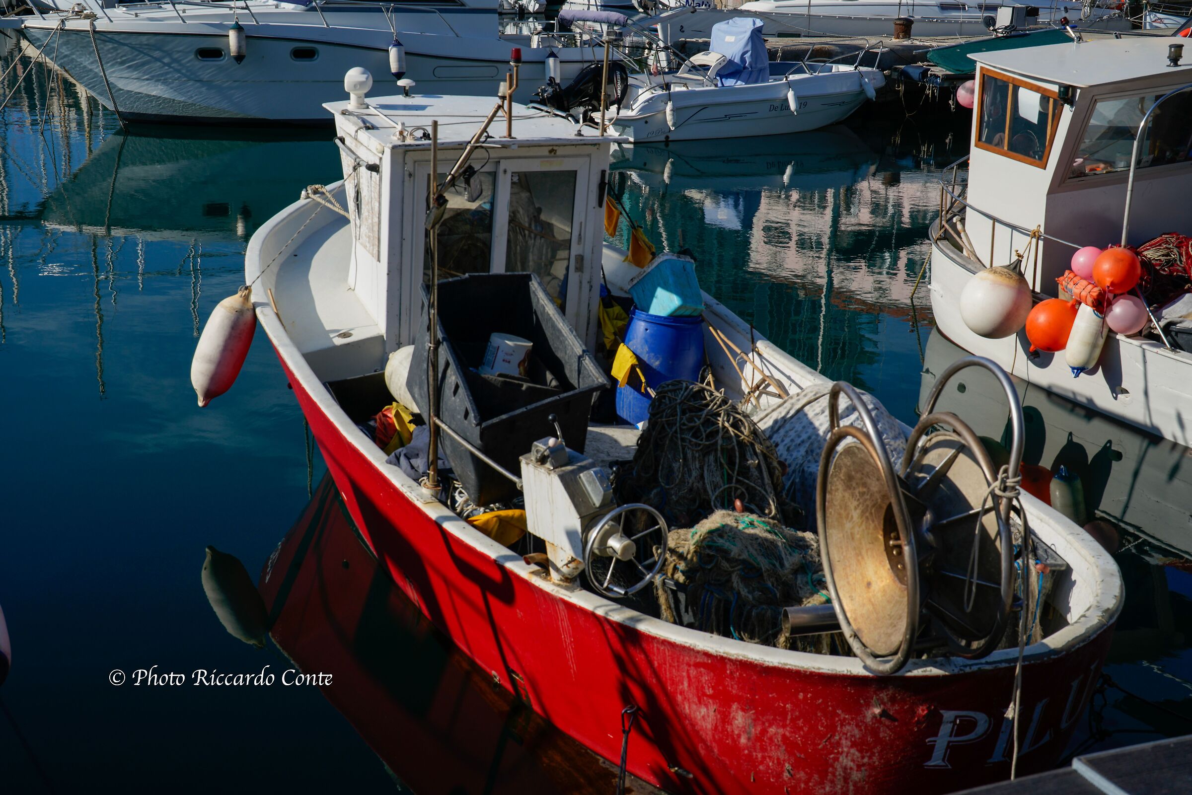 Boats at sunset....