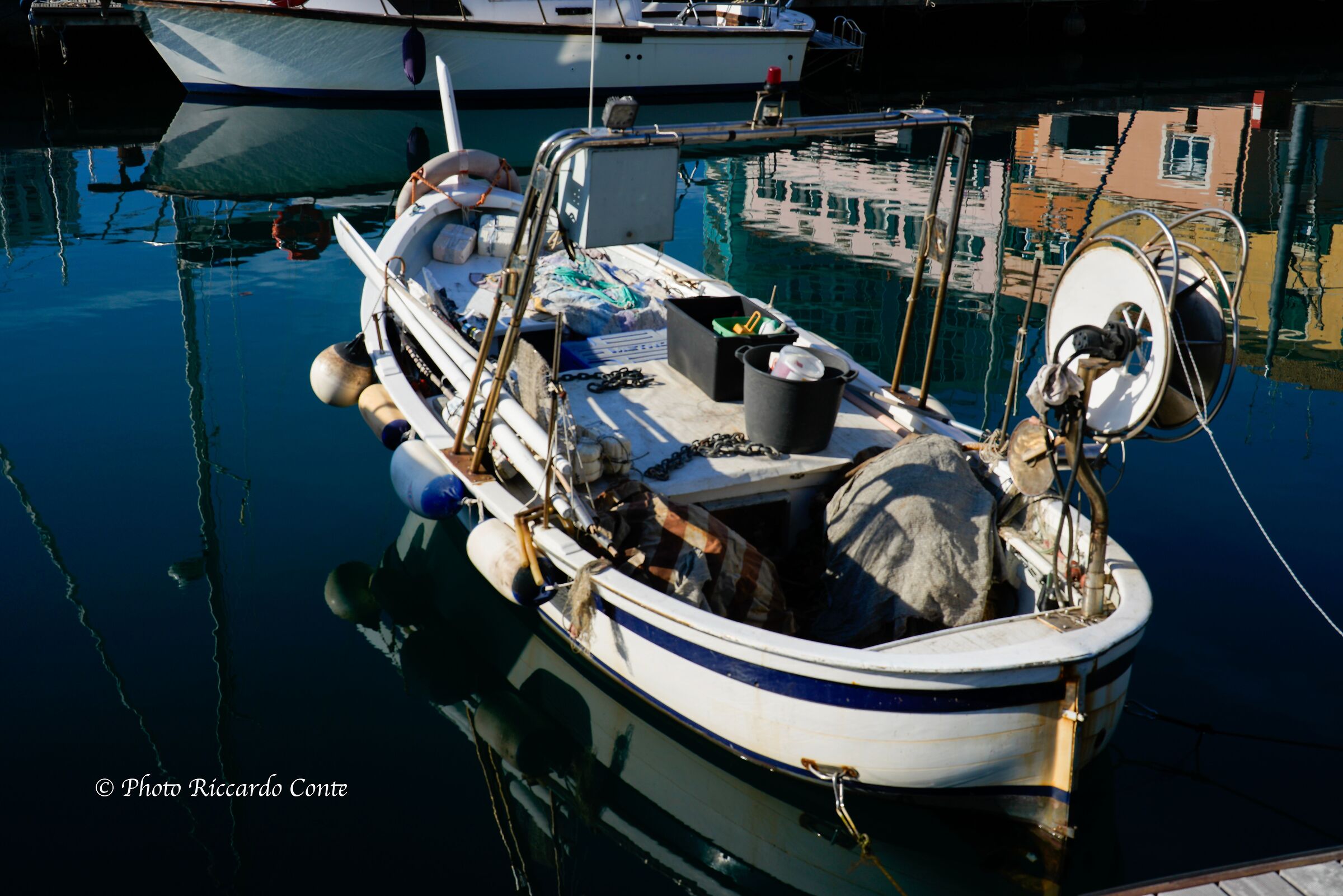 Boats at sunset....