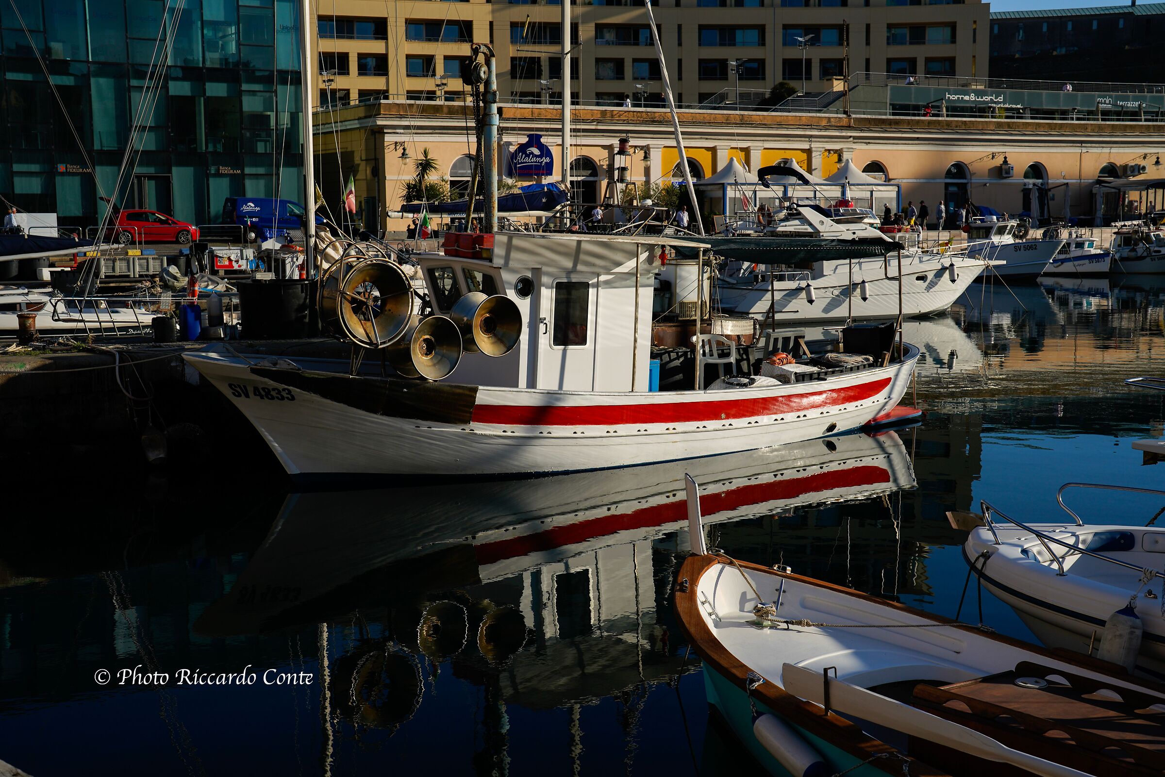 Boats at sunset....