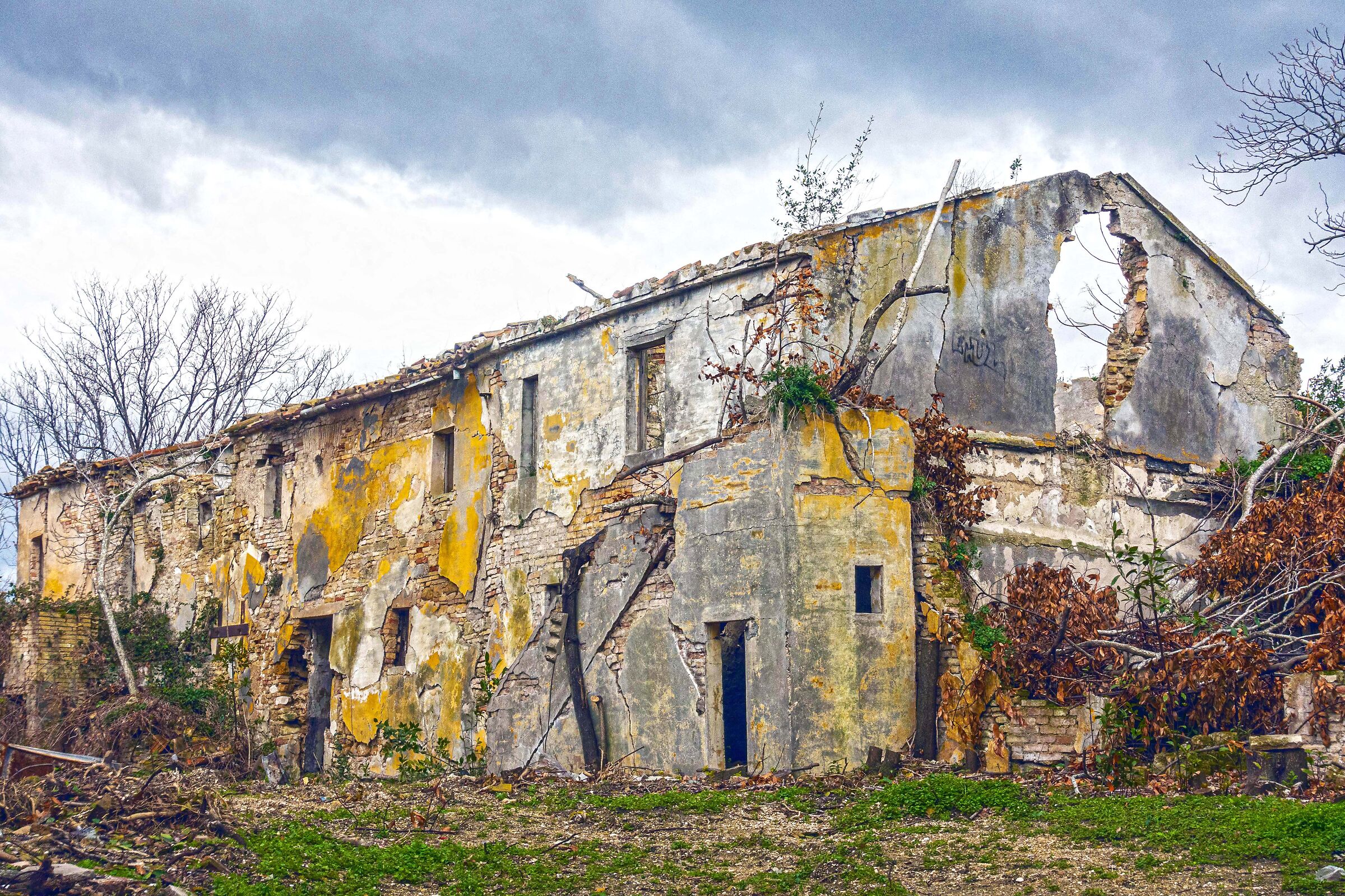 Dilapidated house