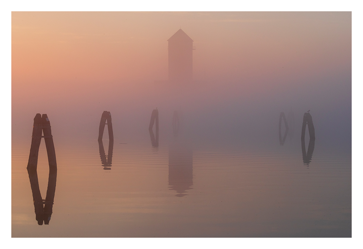 Lagoon atmospheres at dawn