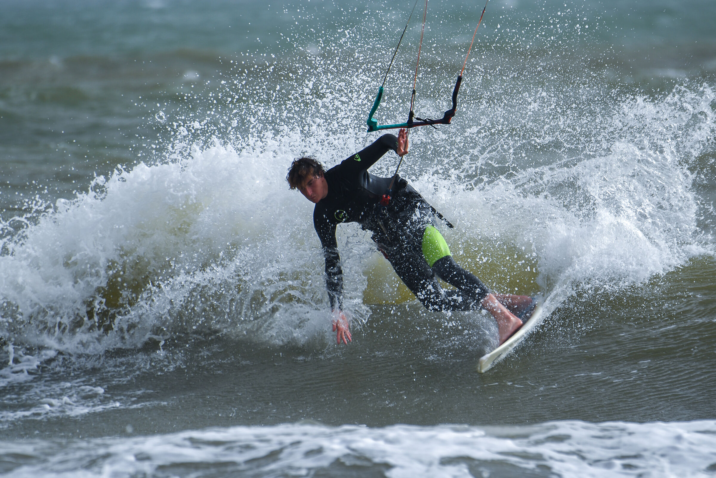 Kite in the Gulf of Follonica.