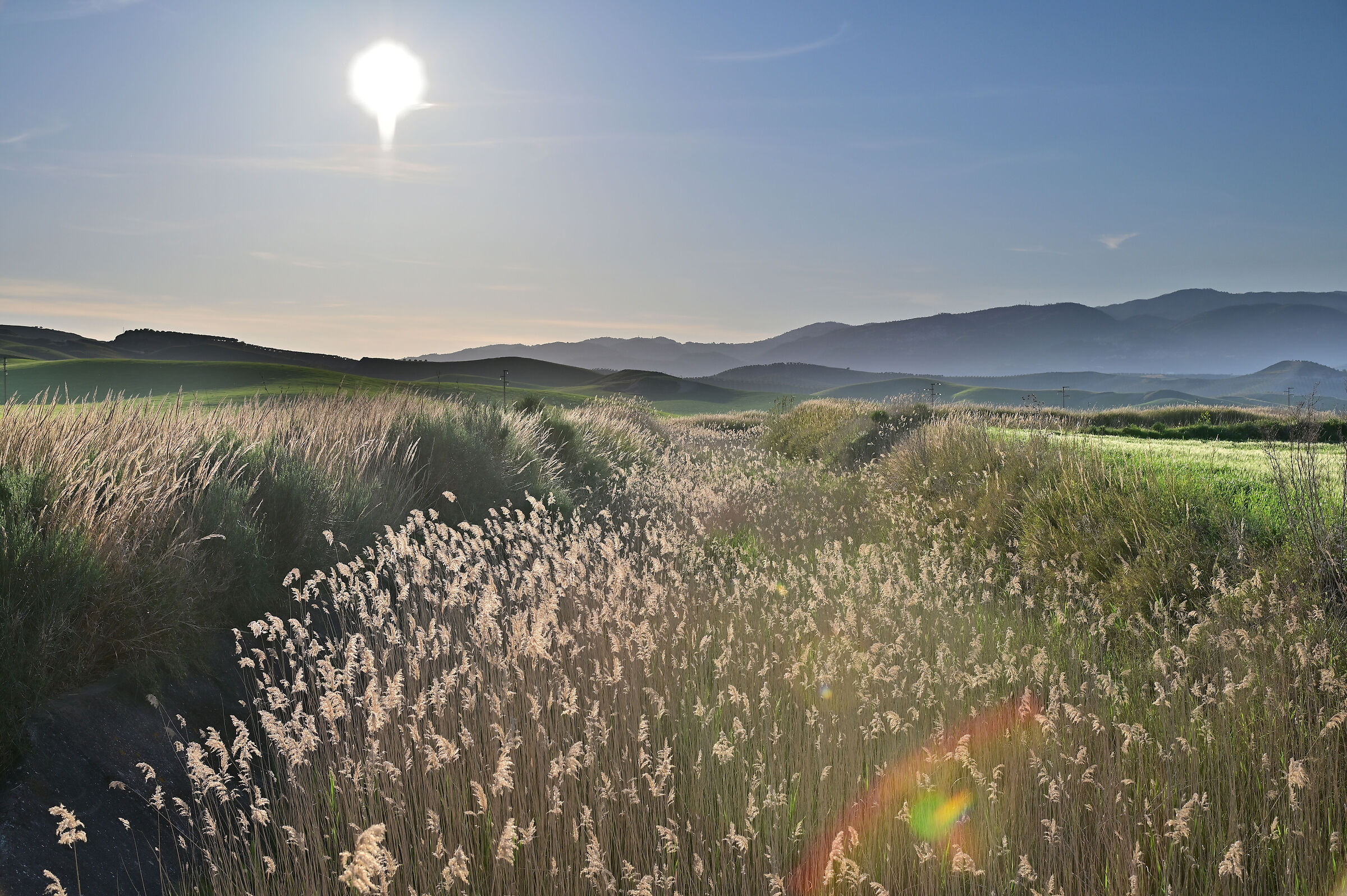 Colline e marea verde a Cutro