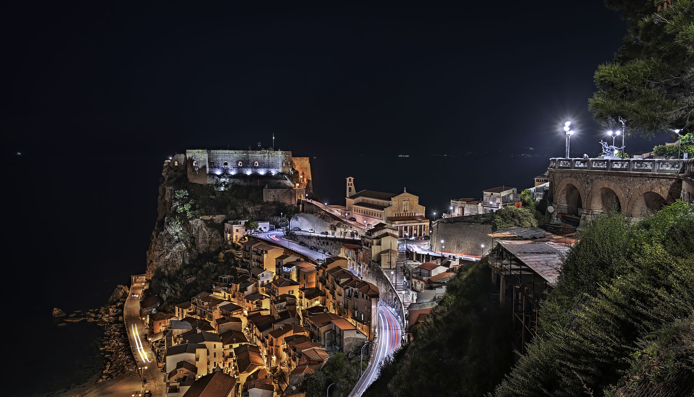 Glimpse of Scilla (RC) at Night