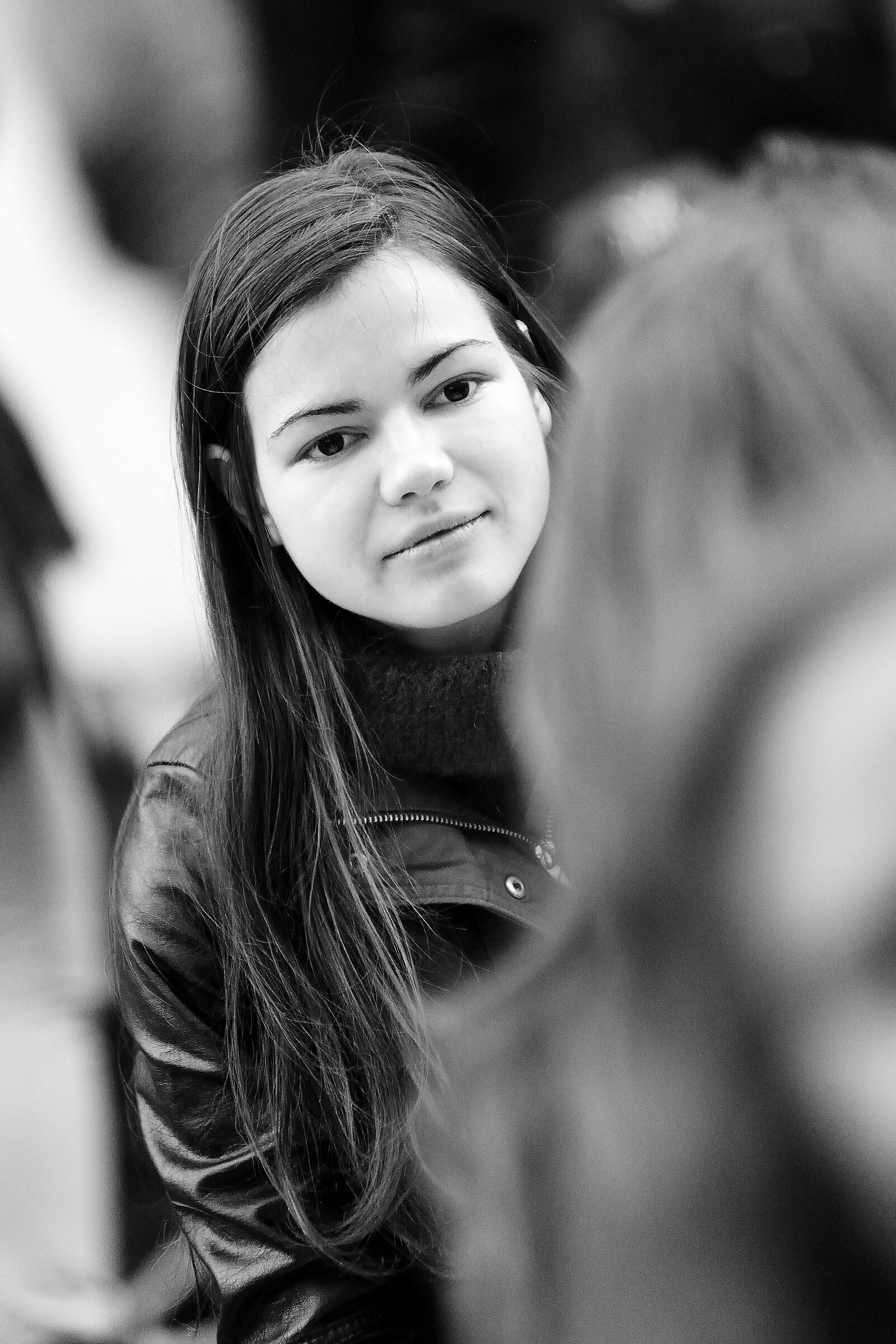Staring into Someone's Face
