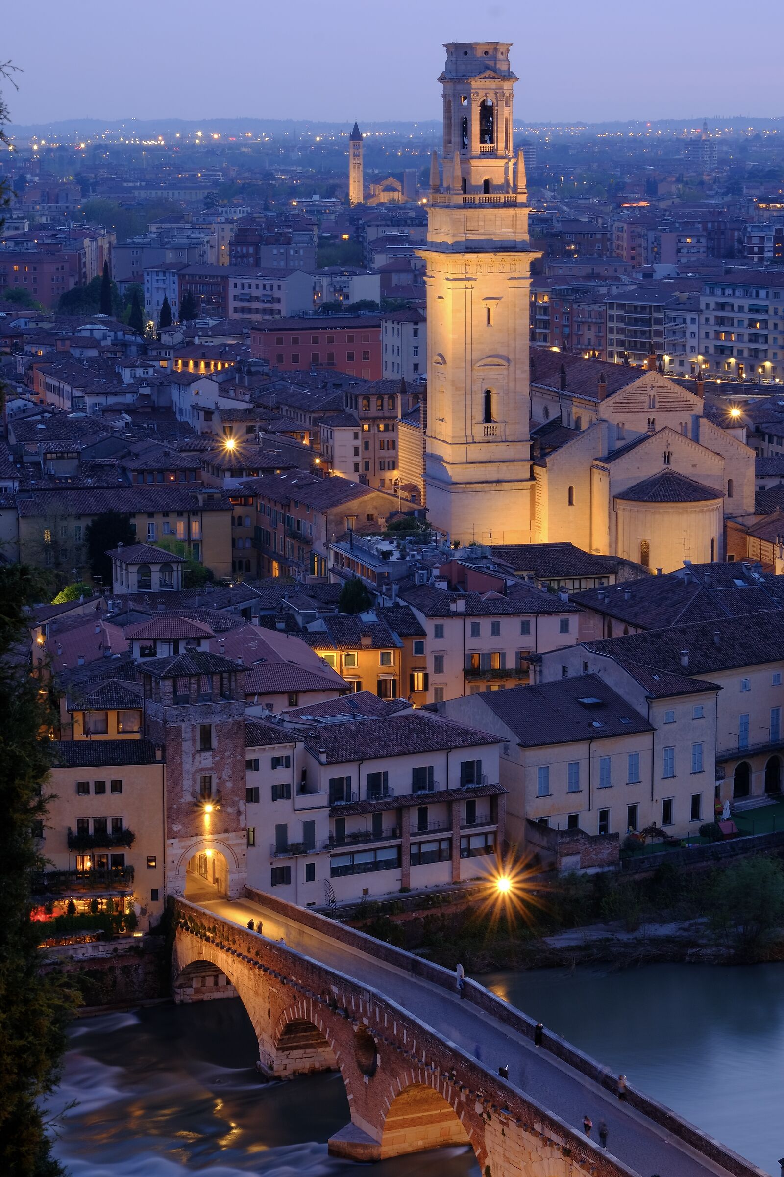 Verona - Ponte Pietra e Duomo di Verona