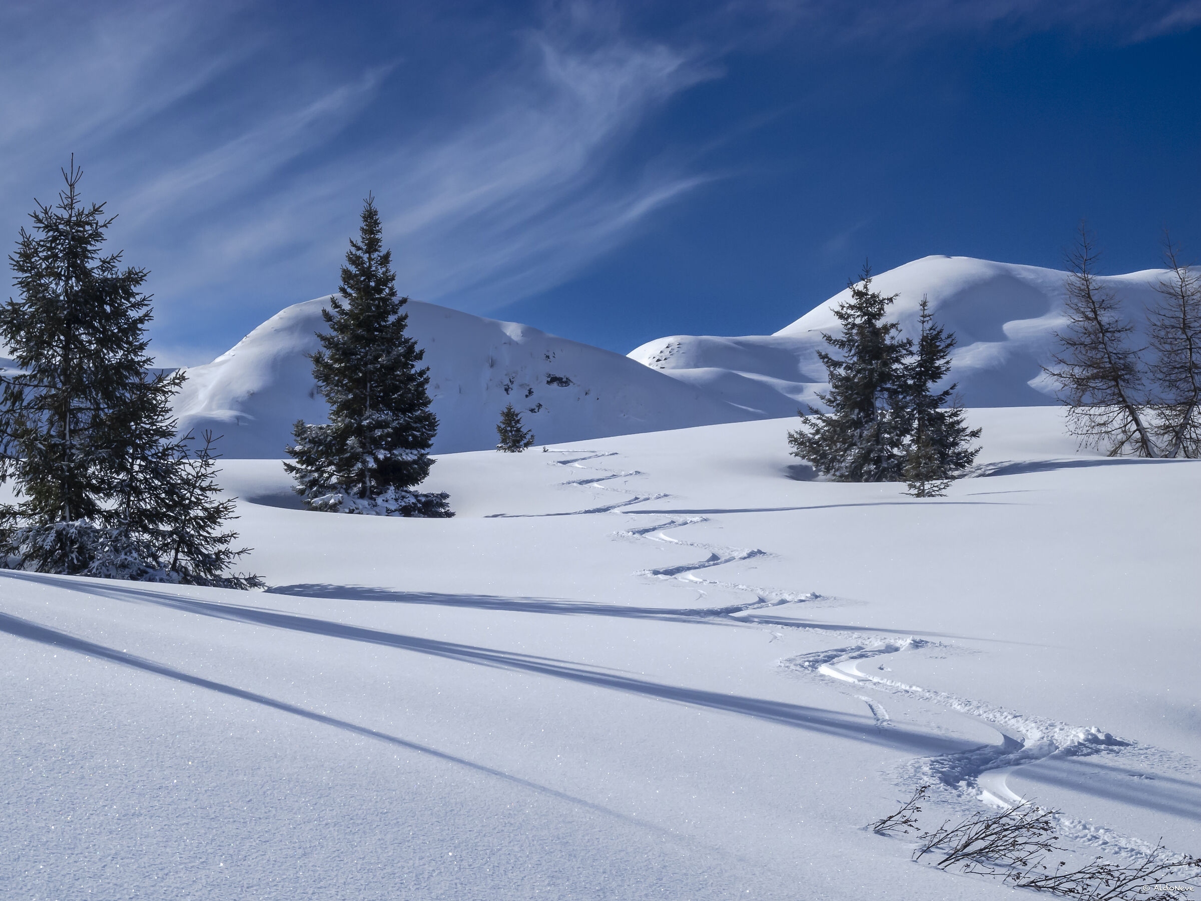New snow in Maniva