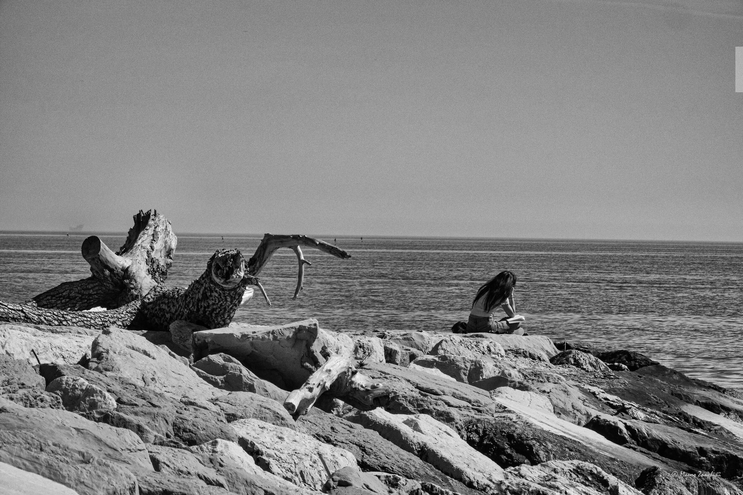 Davanti l'immenso mare e un buon libro