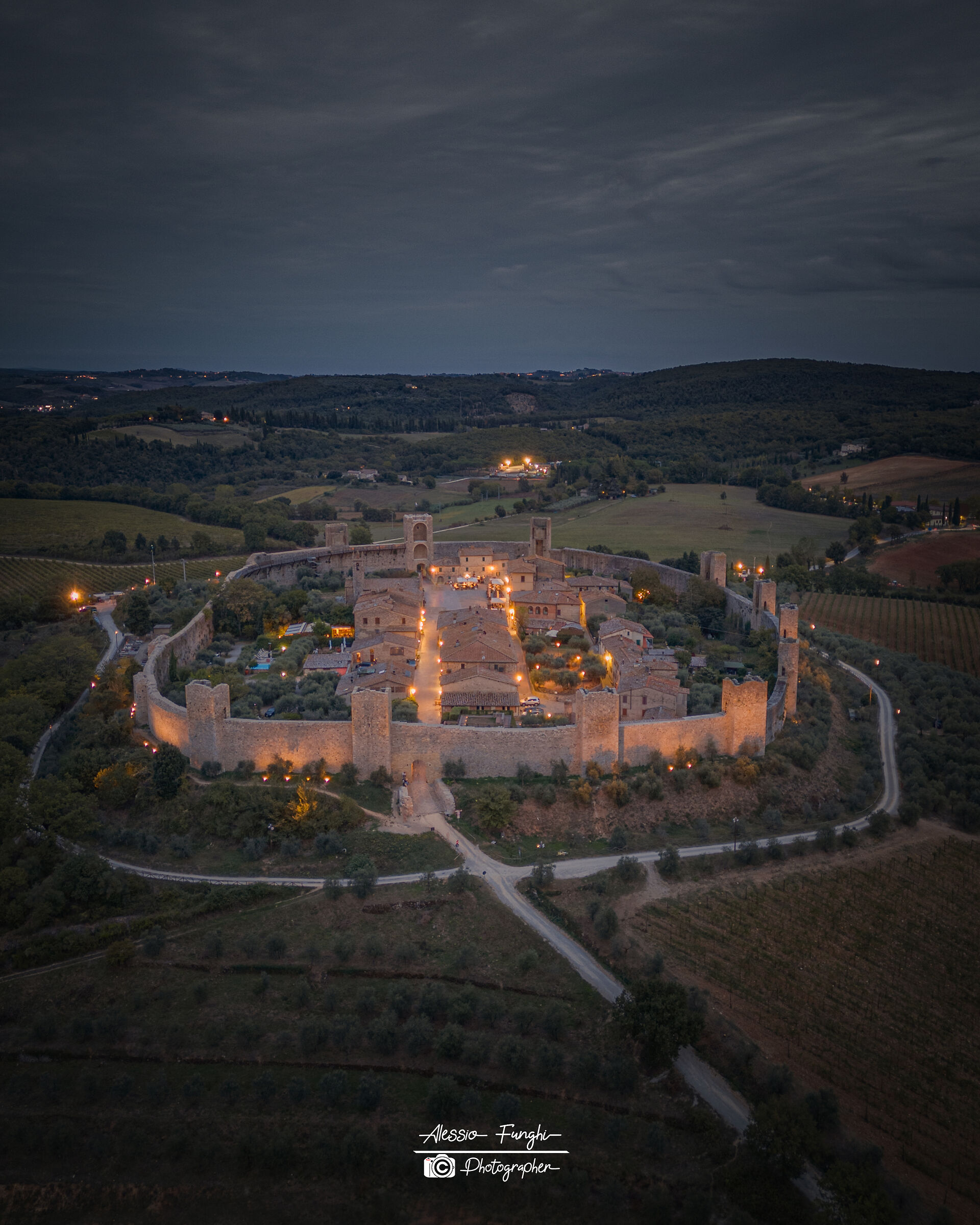 The castle of Monteriggioni