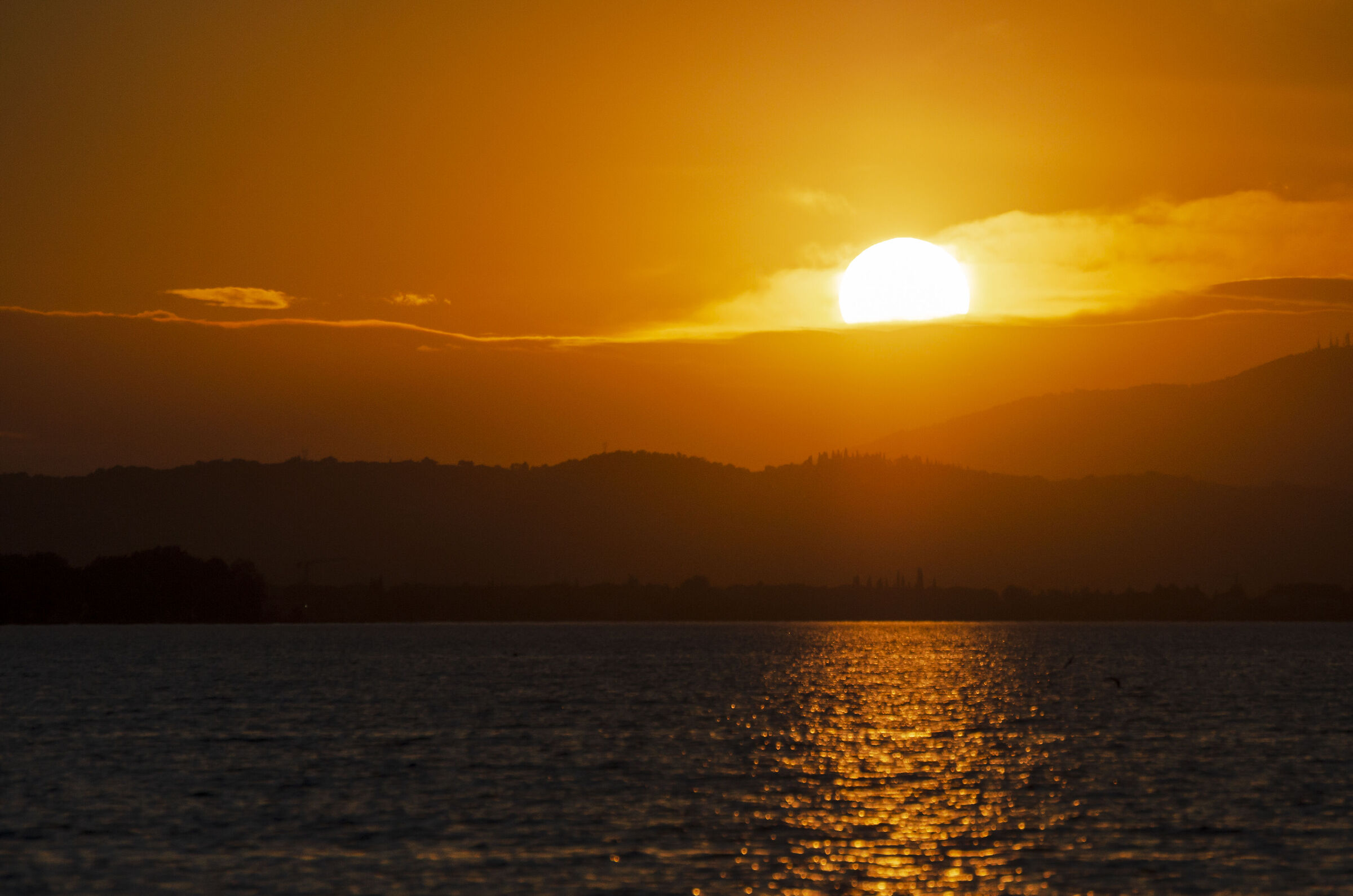 Tramonto a Peschiera del Garda
