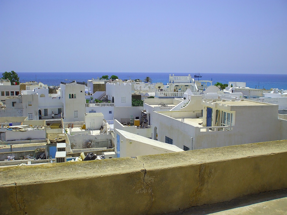 White roofs of Hammamet-Tunisia