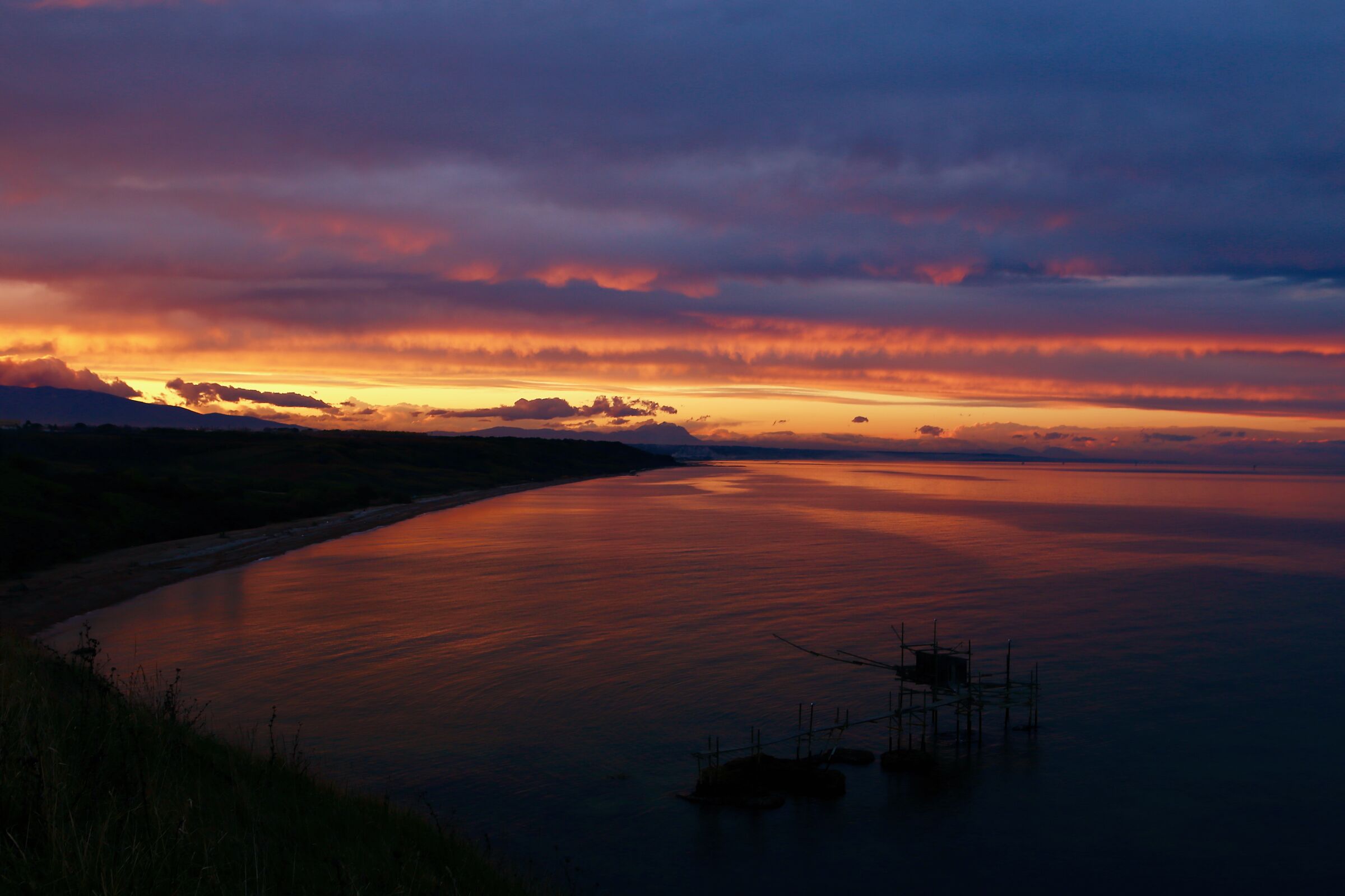 Tramonto a Punta Aderci