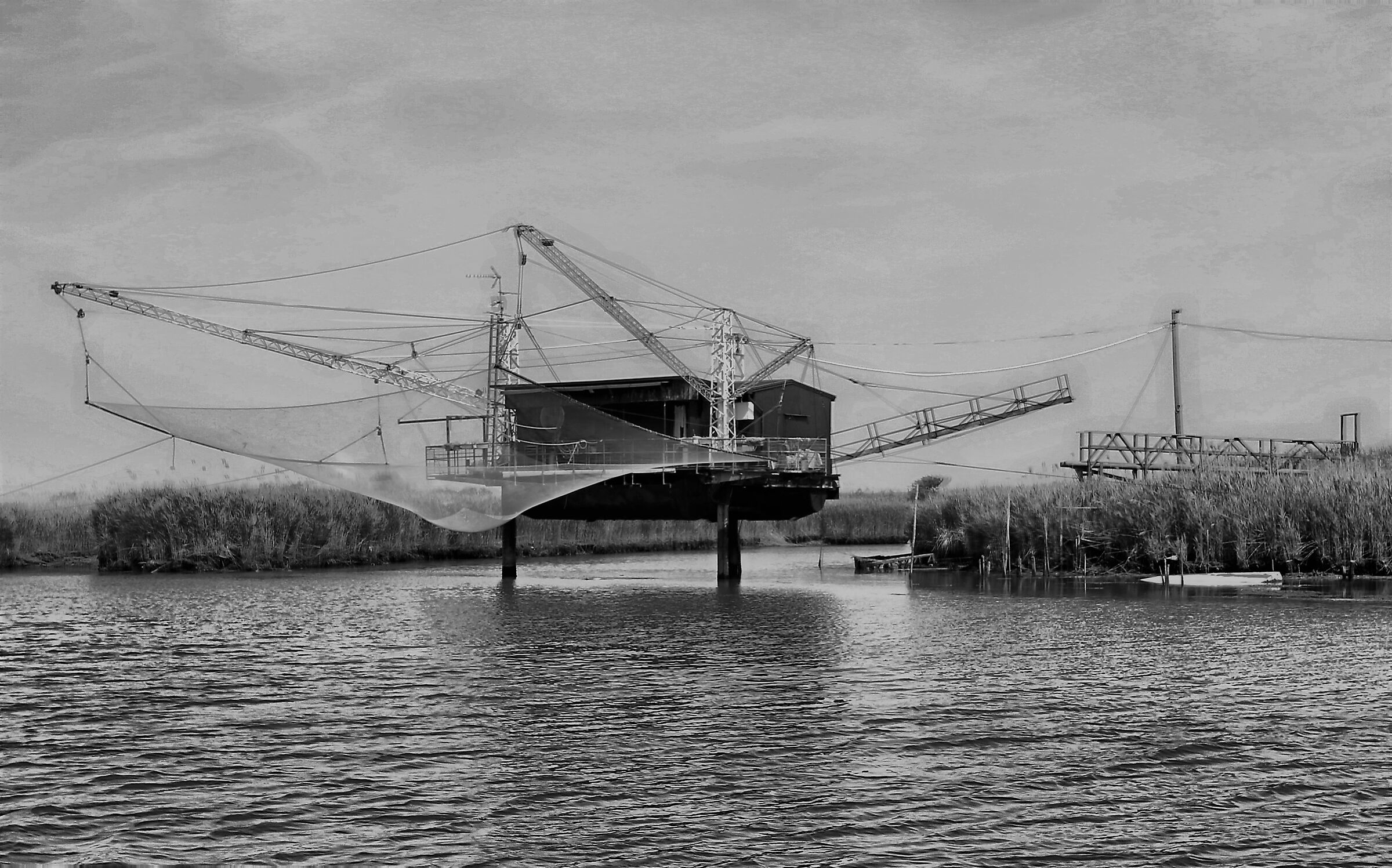 Il padellone nel delta del Po