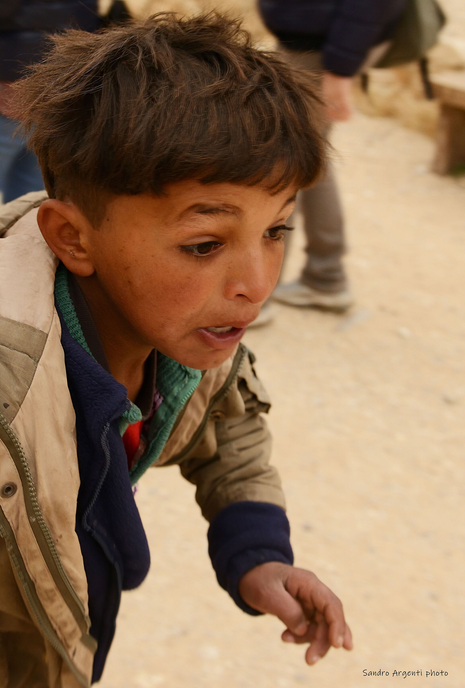 La paura di un bambino. Giordania.