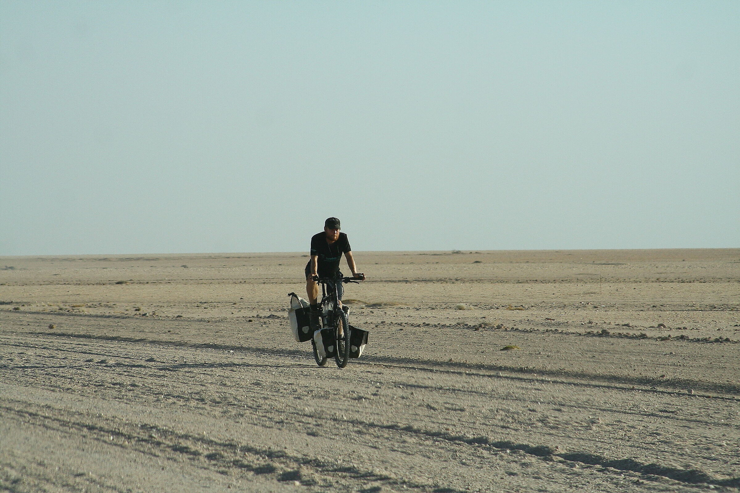 Really a cyclist in Namibia?