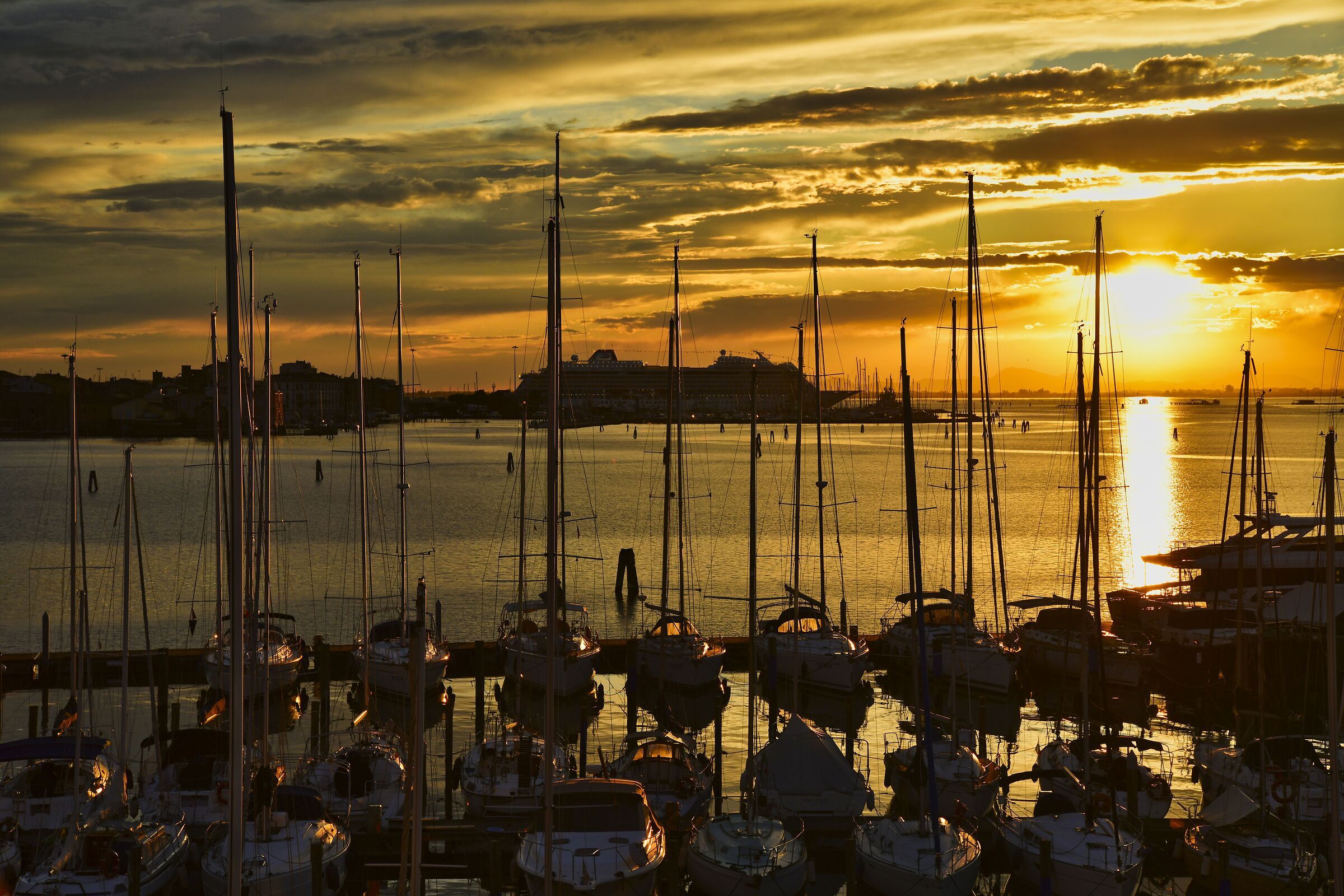 sunset in Chioggia