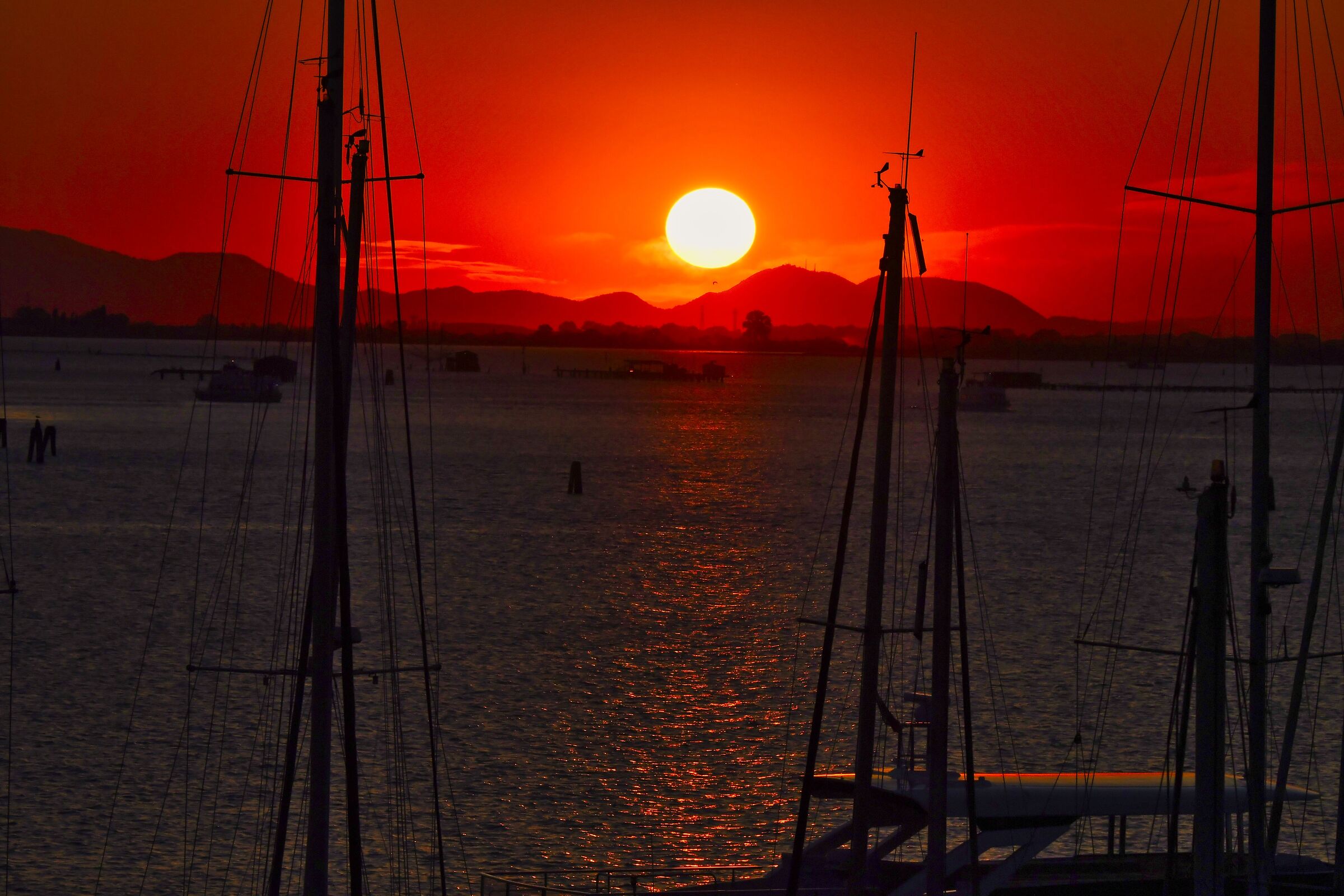 sunset in Chioggia