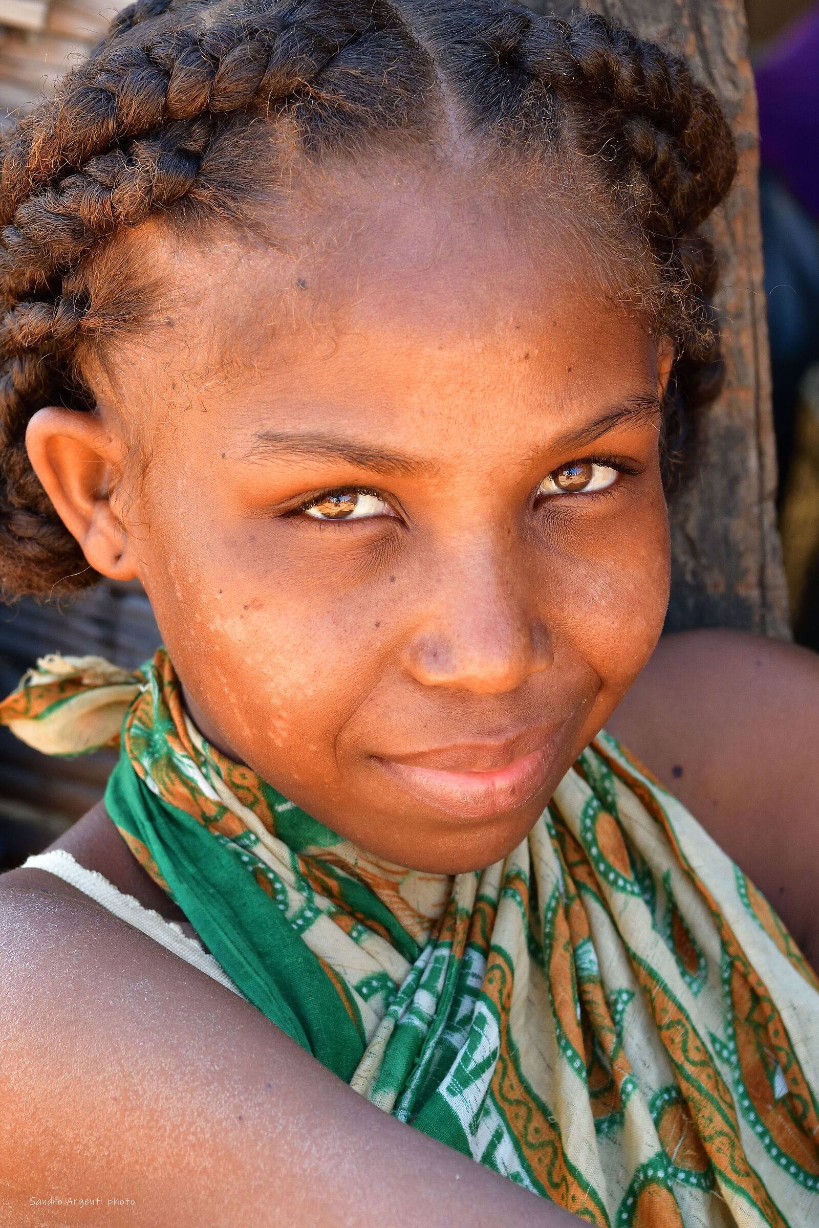 La luce negli occhi di una ragazza. Madagascar.