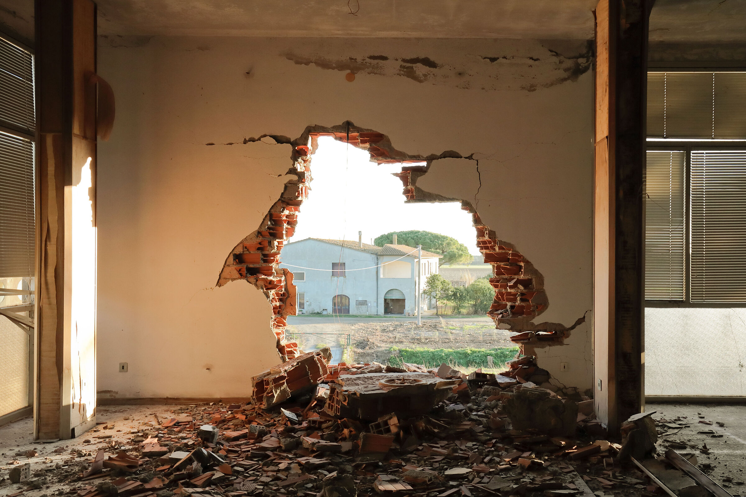 Una fabbrica di alabastro abbandonata