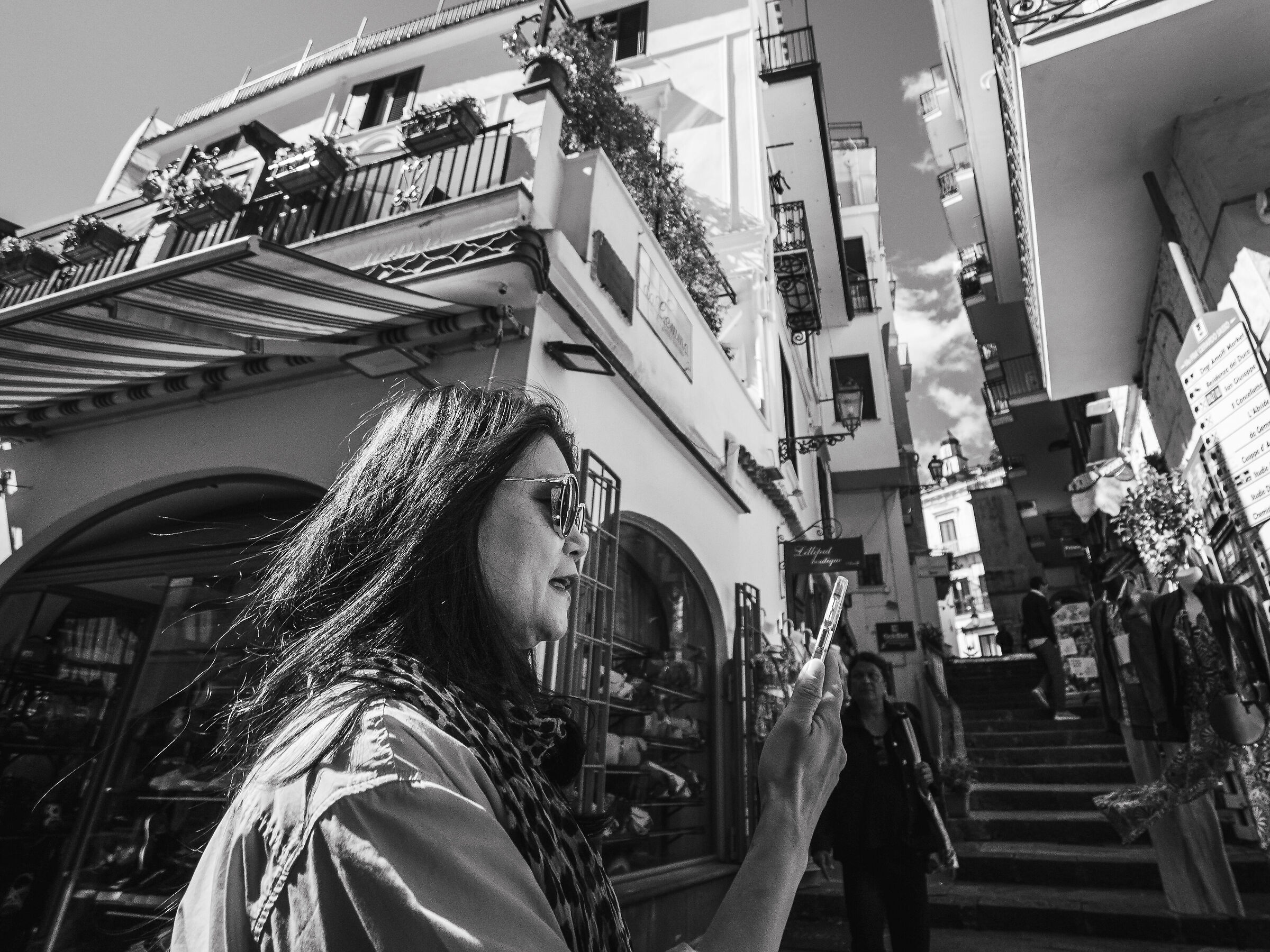 Amalfi street portrait #3