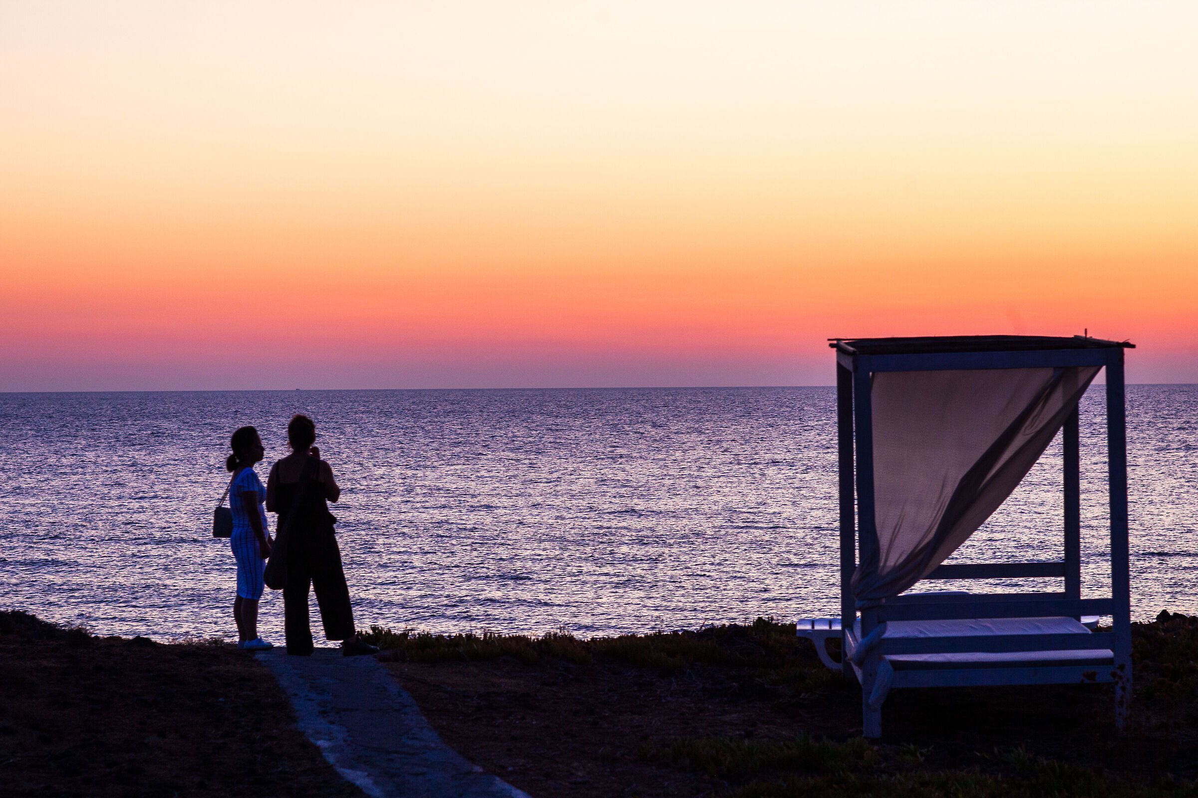 twilight on the beach