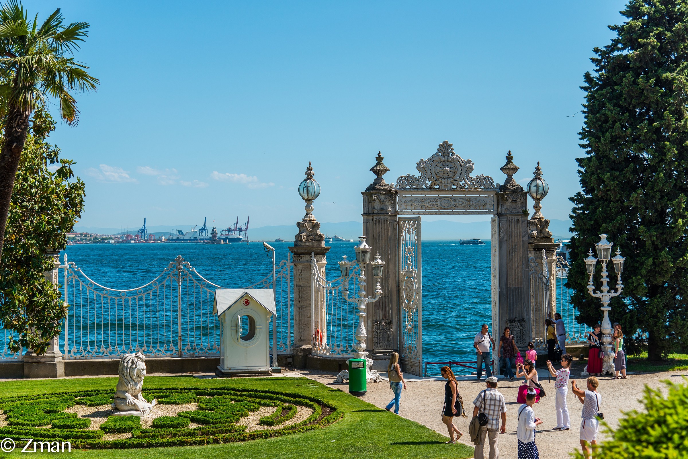 The Sea Gate in Dolmabache Palace