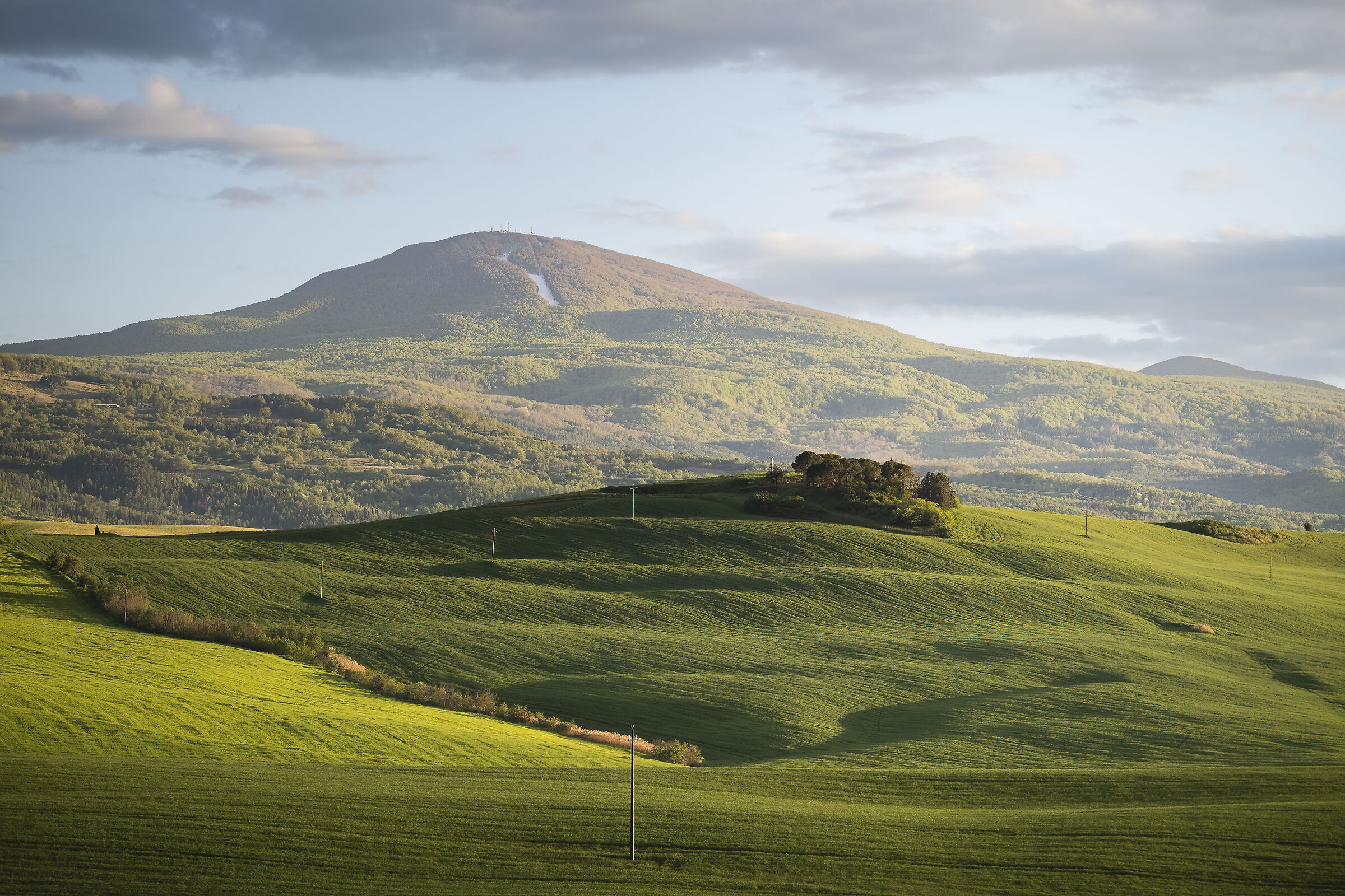 Tramonto sull'Amiata