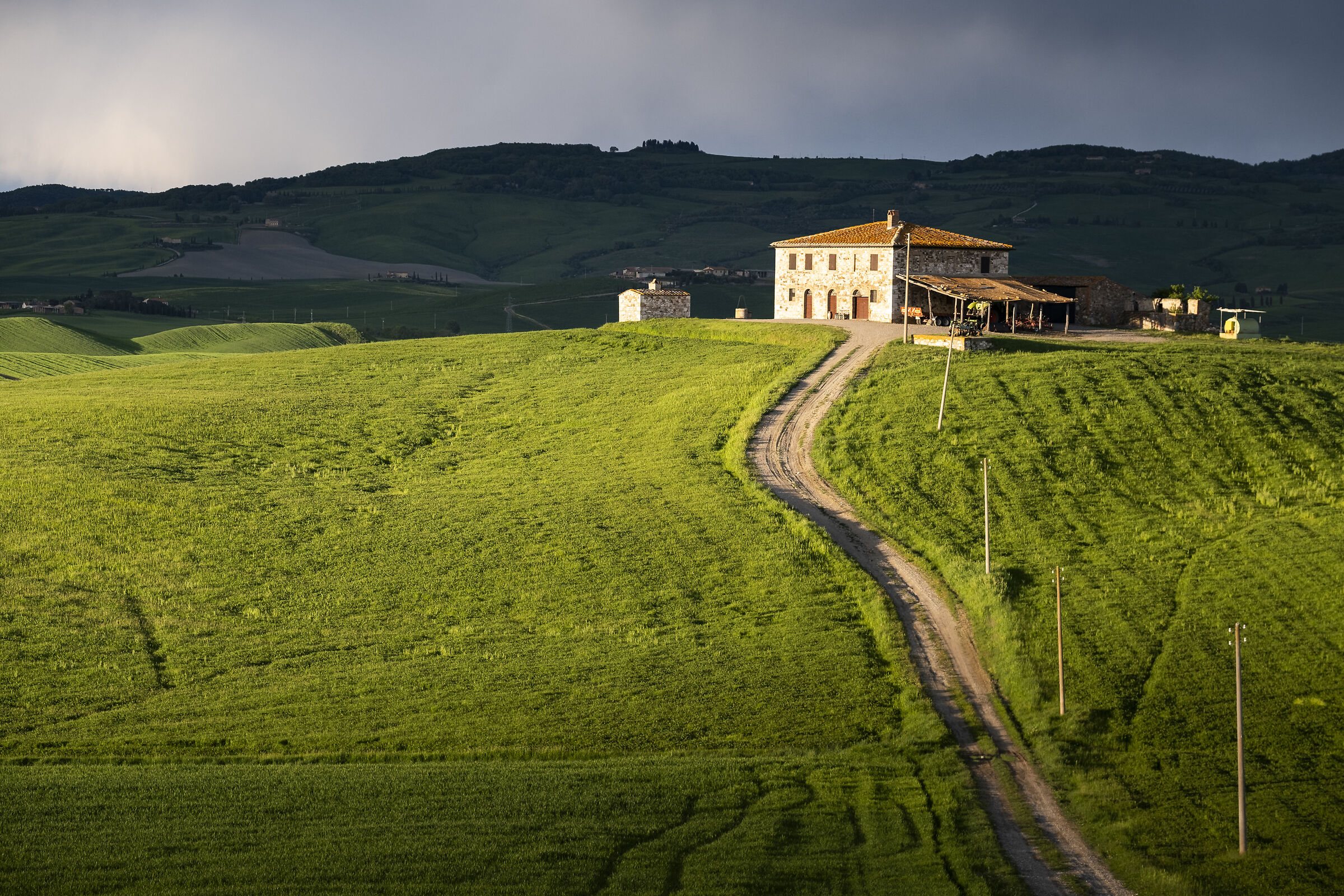 Tramonto in Valdorcia