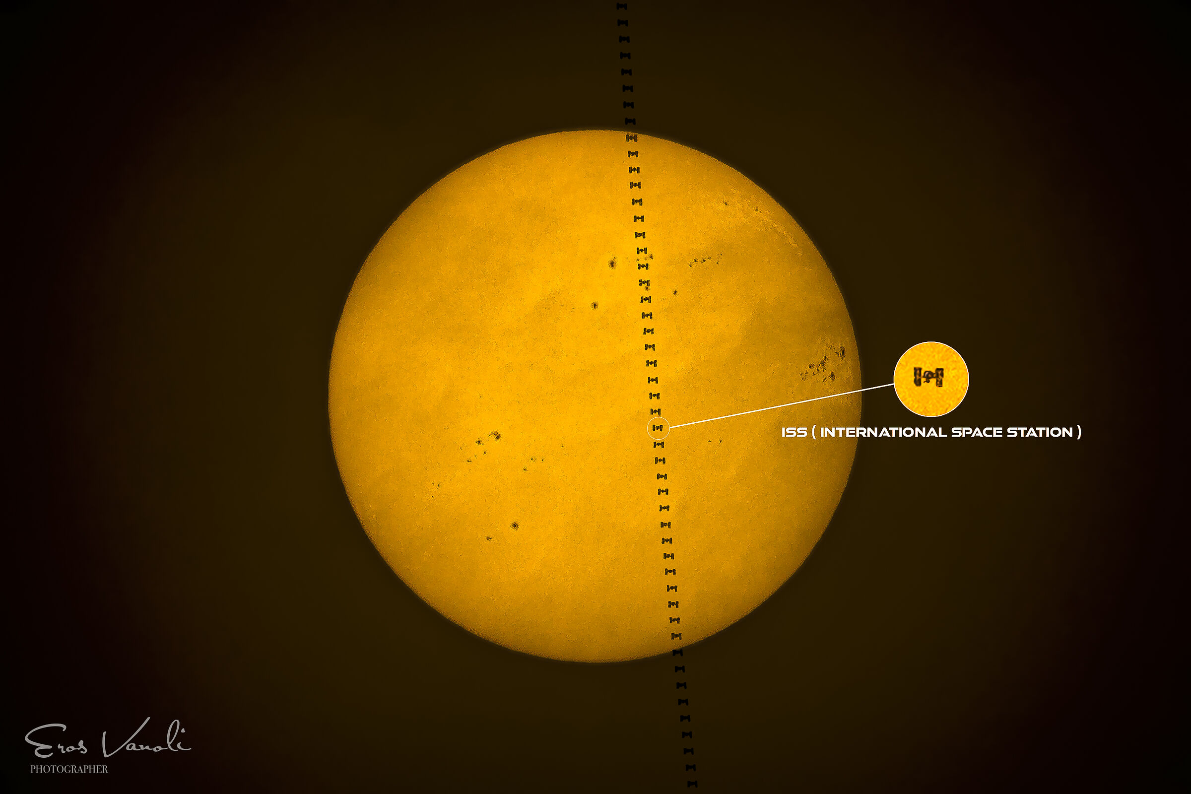 transito solare iss 24 aprile 2024