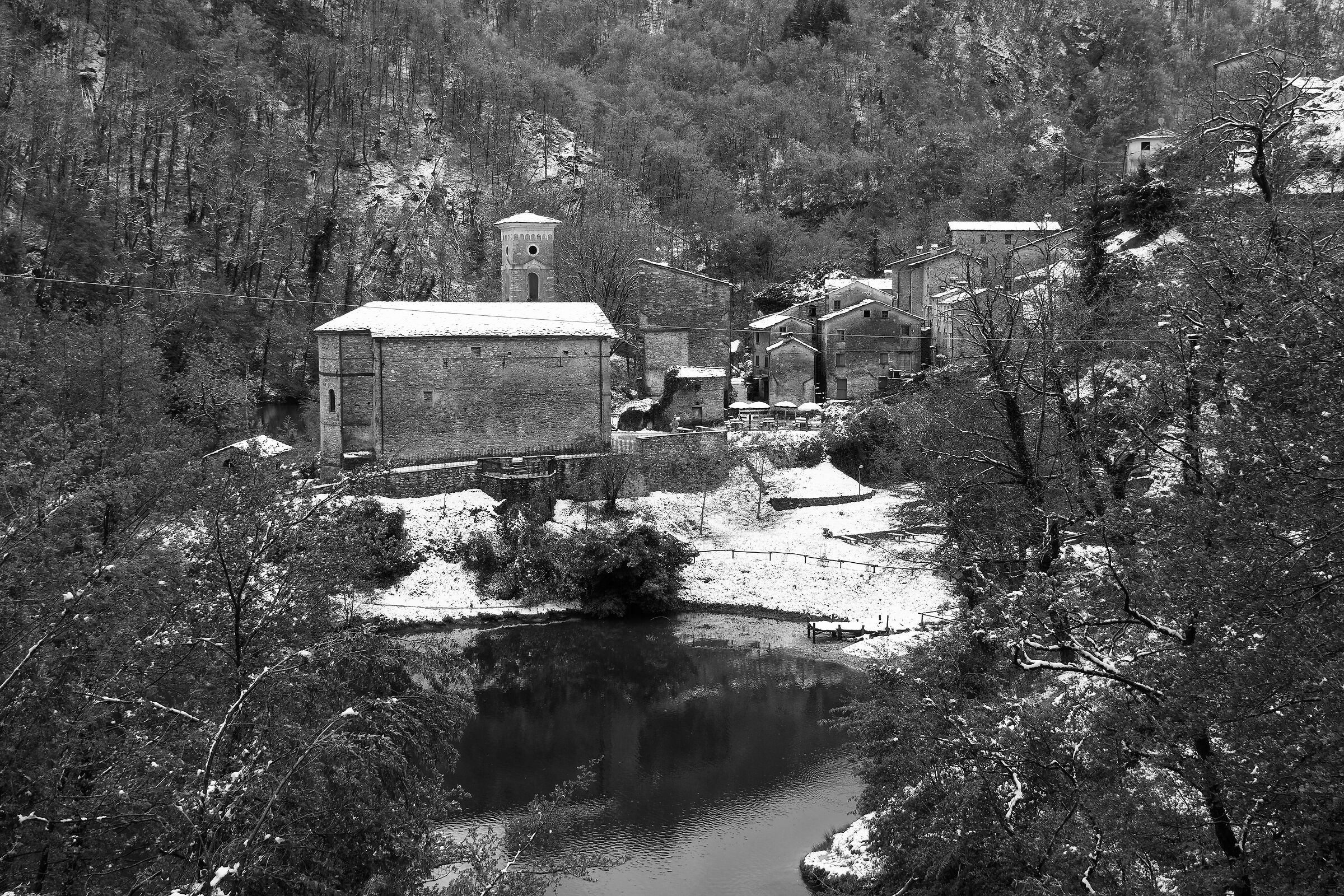 Isola Santa (LU) - dopo la nevicata