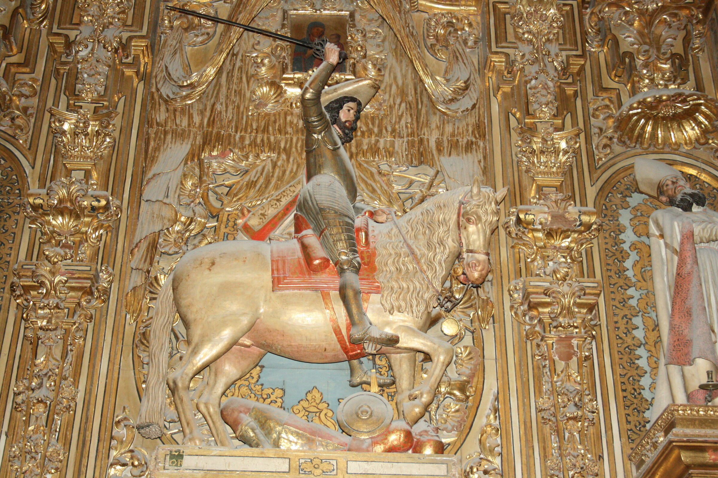 Santiago a caballo, 1638, Granada Cathedral
