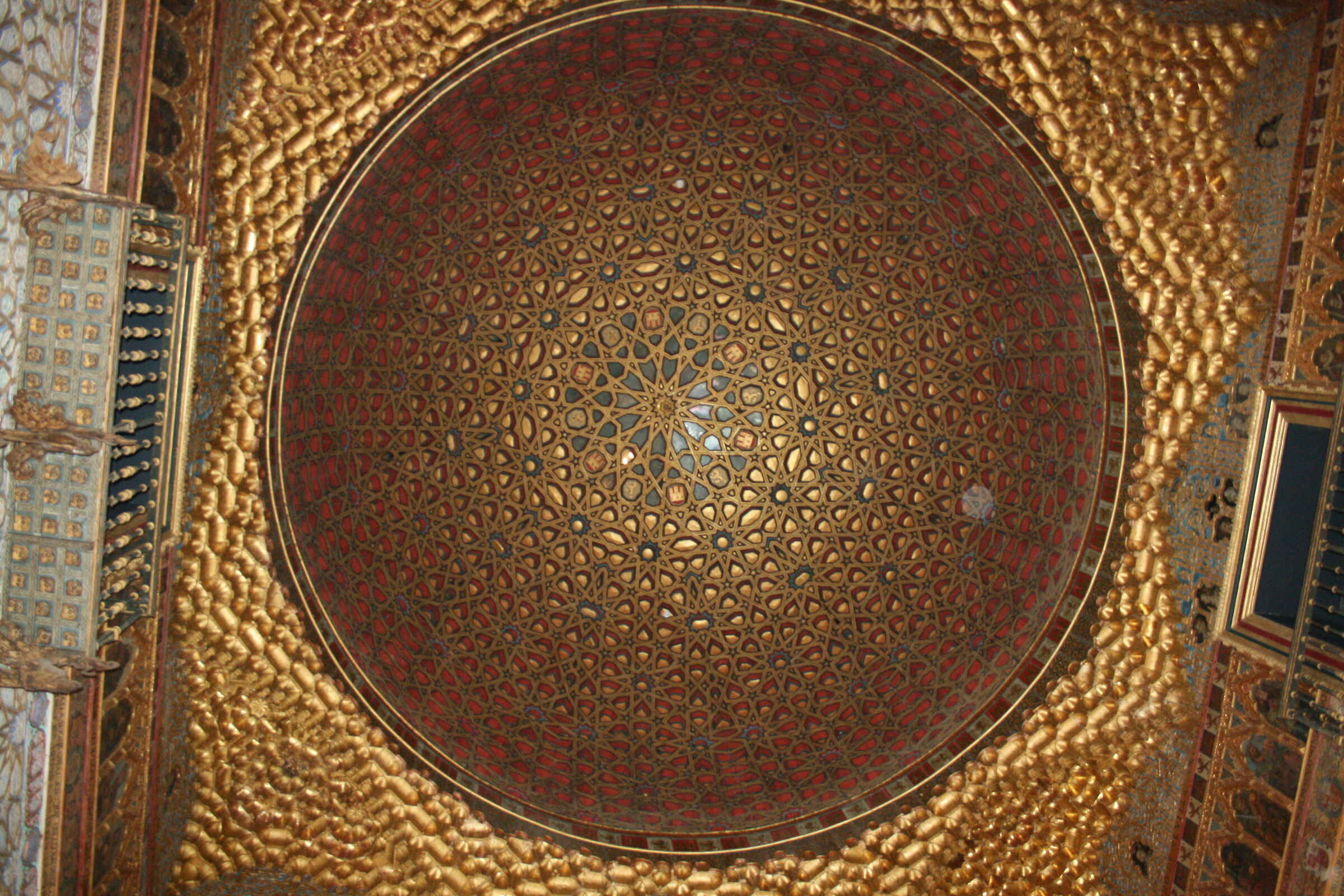 the vault of the Alcázar of Seville