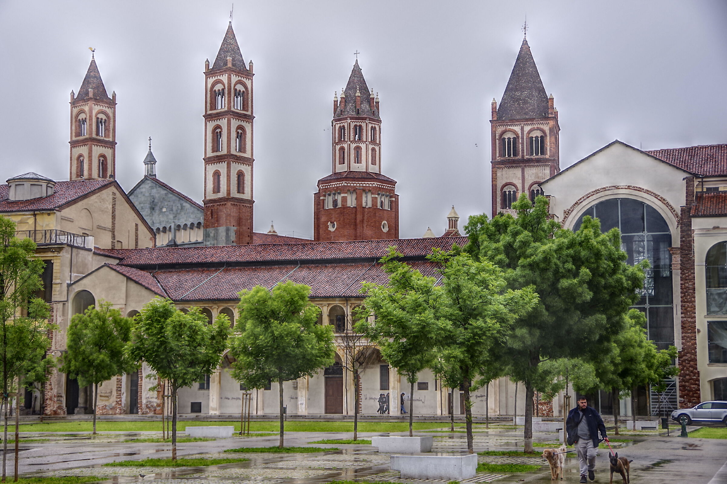 Bell towers of the Cathedral of Vercelli