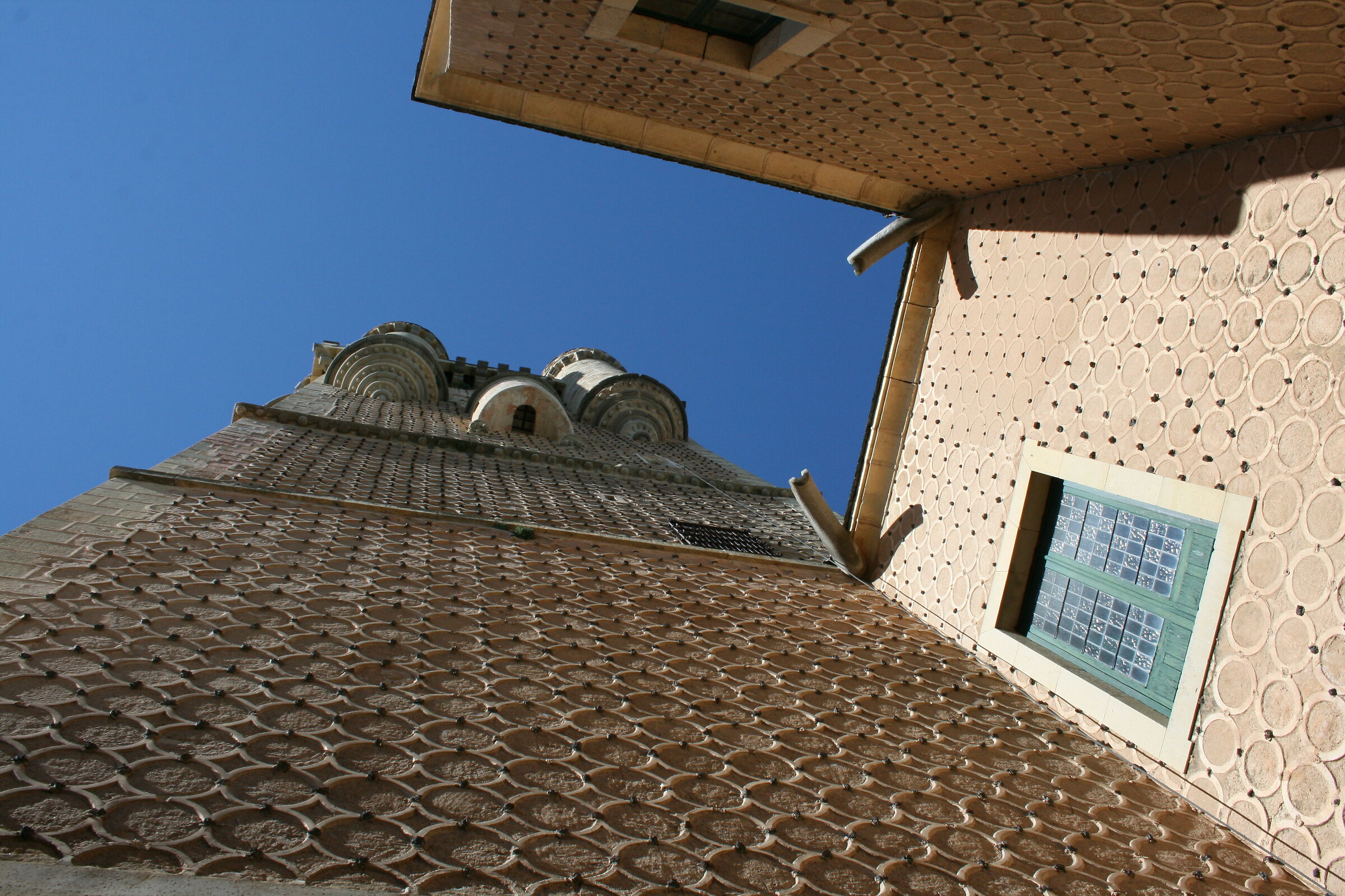 The walls of the Alcázar of Segovia