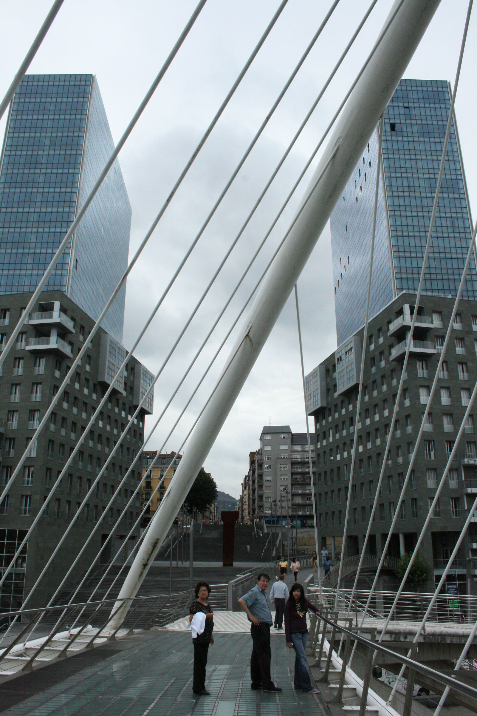 Zubizuri, White Bridge in Bilbao